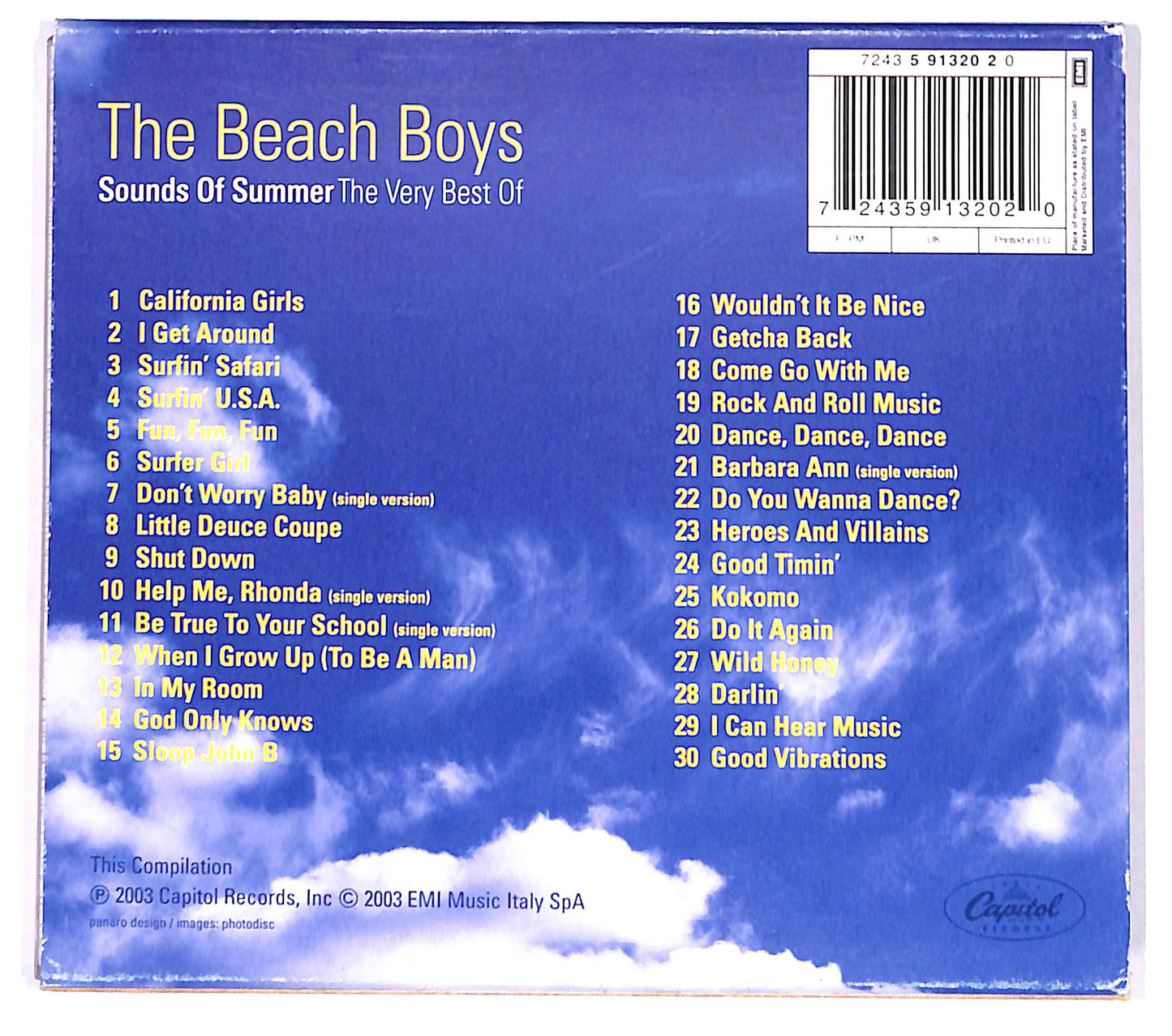 EBOND The Beach Boys - Sounds of Summer CD CB050860