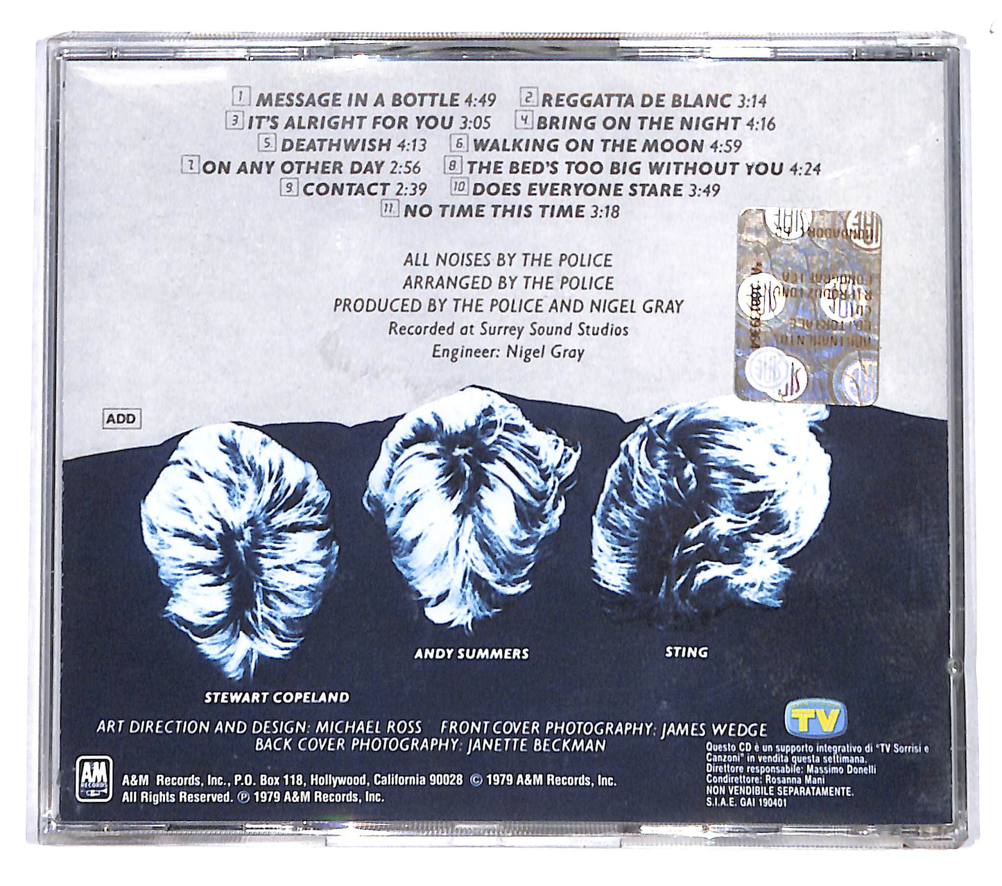 EBOND The Police - Reggatta De Blanc EDITORIALE CD CB051420