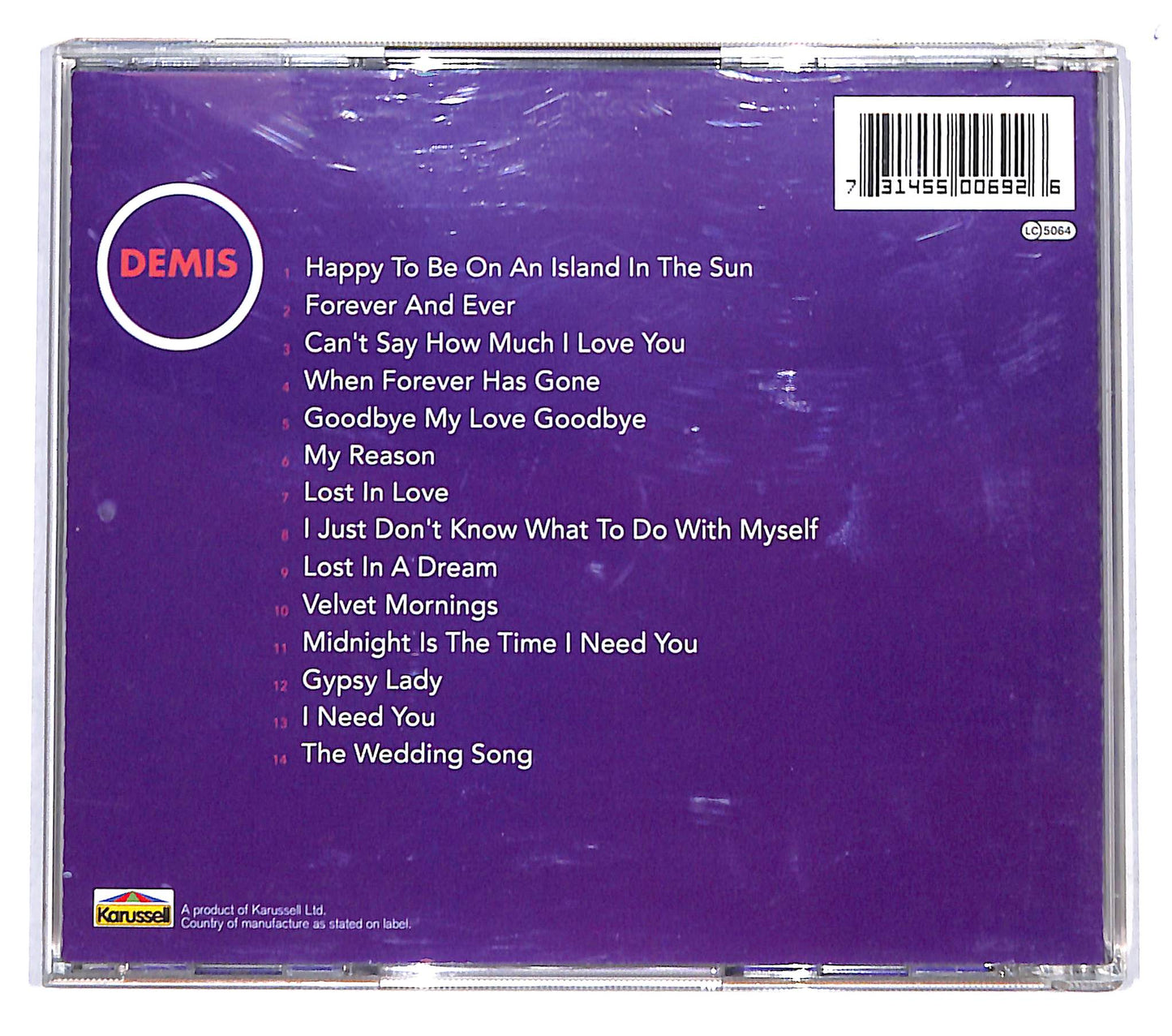 EBOND Demis Roussos - Lost In Love CD CB051421