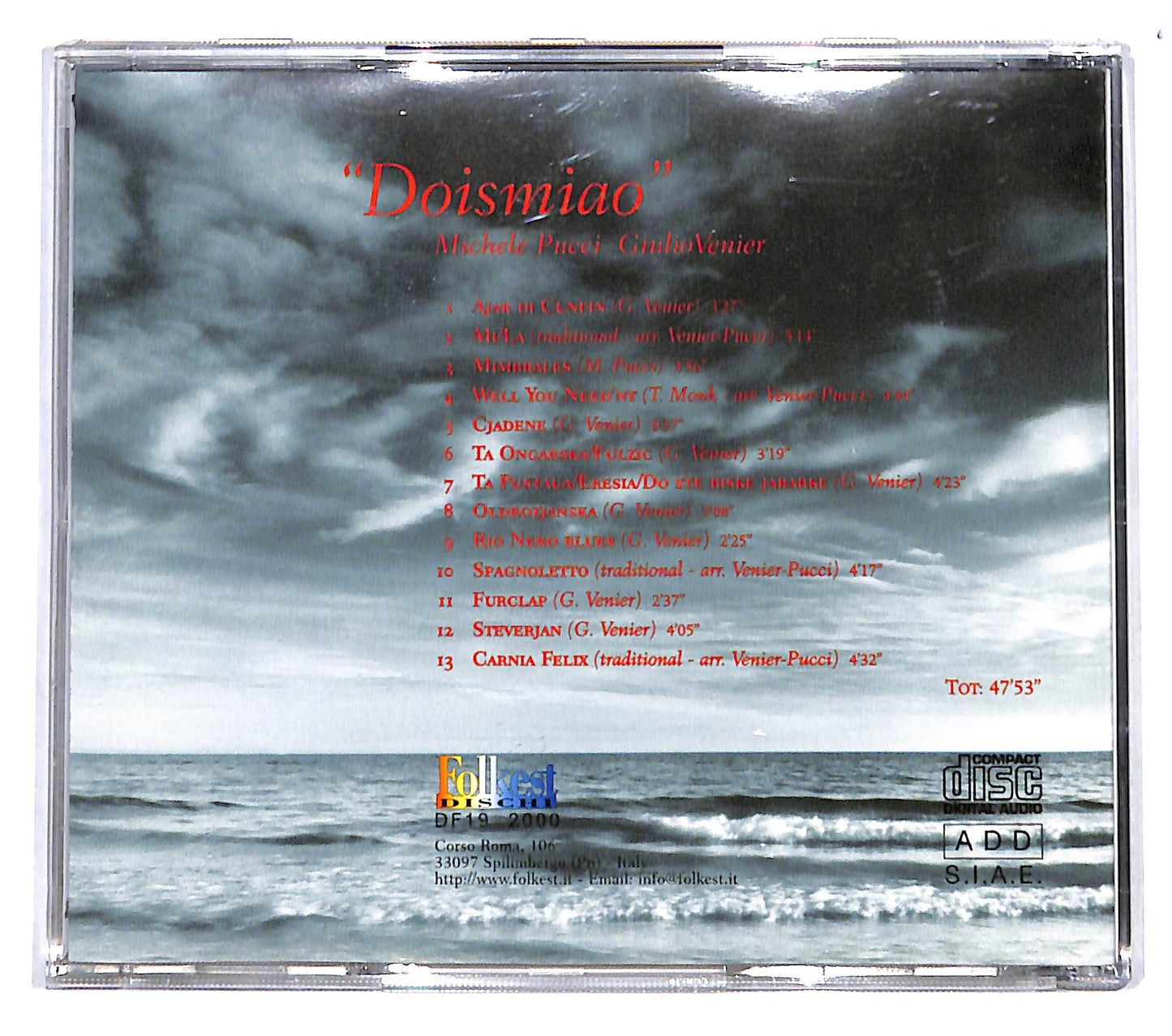 EBOND Michele Pucci & Giulio Venier - Doismiao CD CB051450
