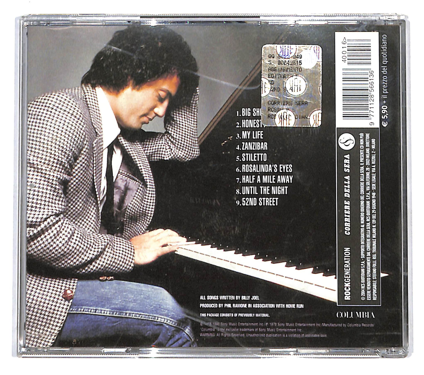 EBOND Billy Joel - 52nd Street EDITORIALE CD CB051611