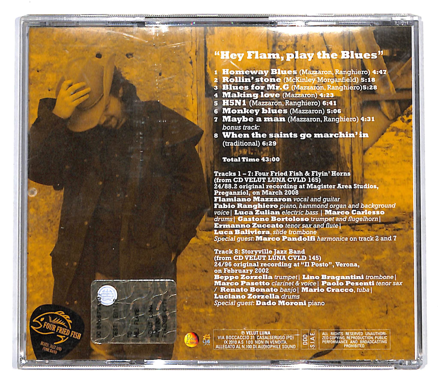 EBOND Four Fried Fish & Flyin' Horns - Hey Flam Play The Blues CD CB051616