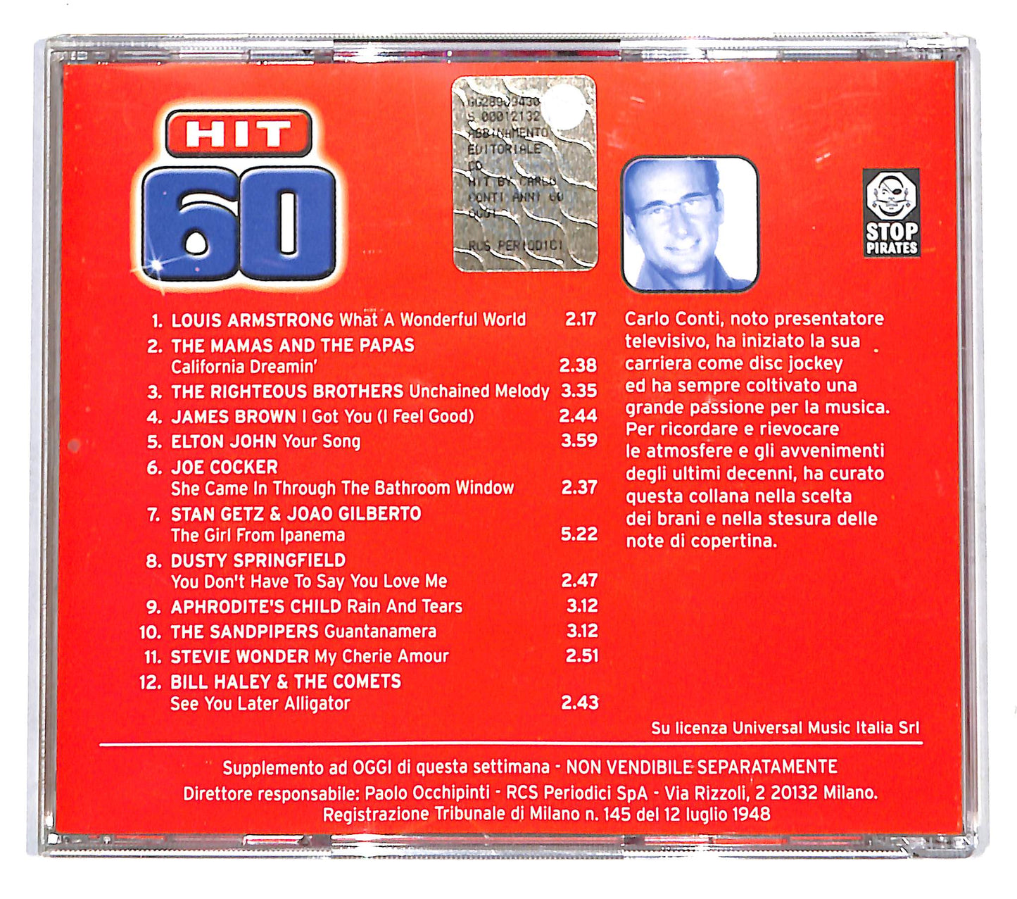 EBOND Various - Carlo Conti Presenta Hit 60 EDITORIALE CD CB051627