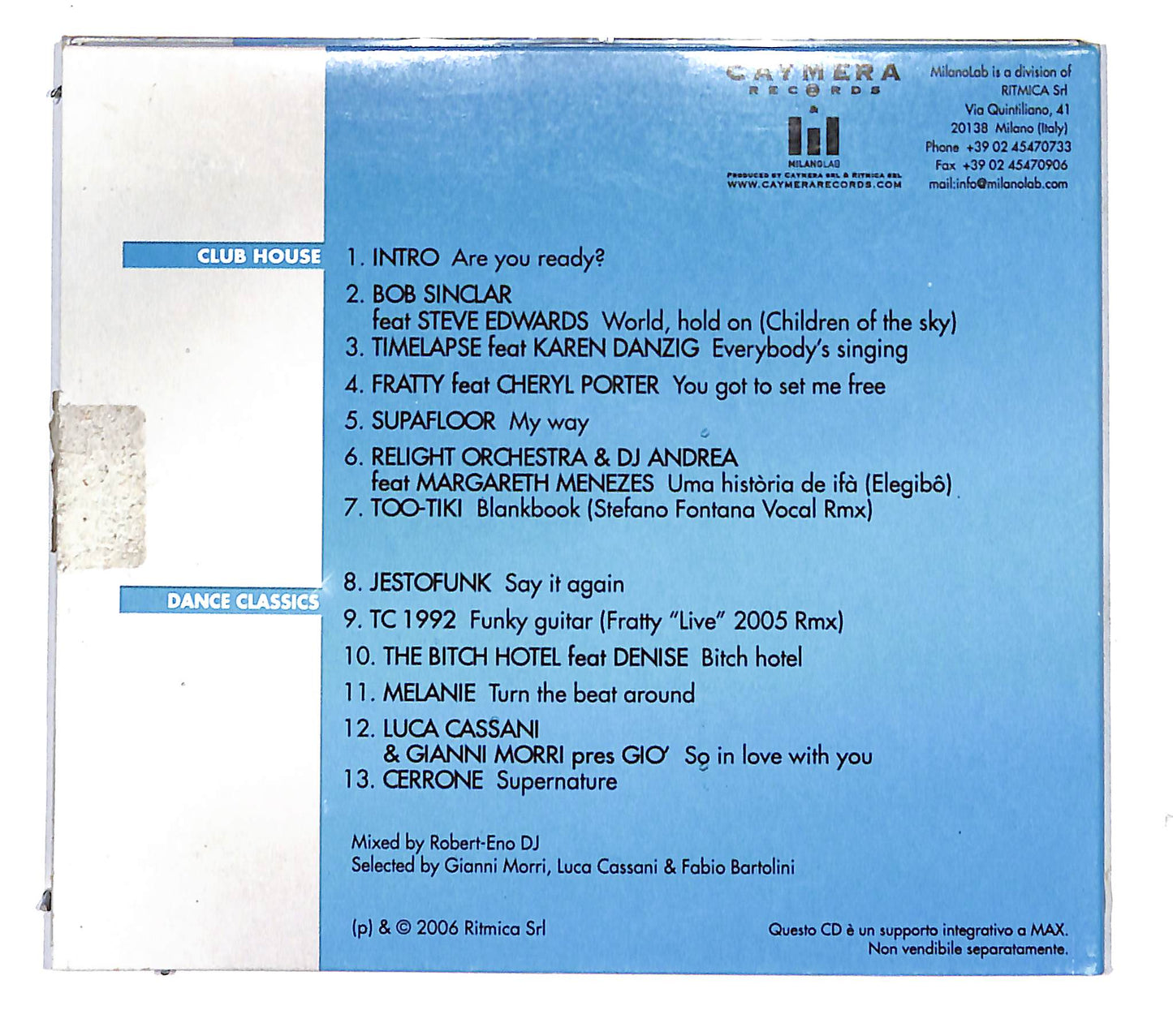 EBOND Various - Club Pineta Ete CD CB051638