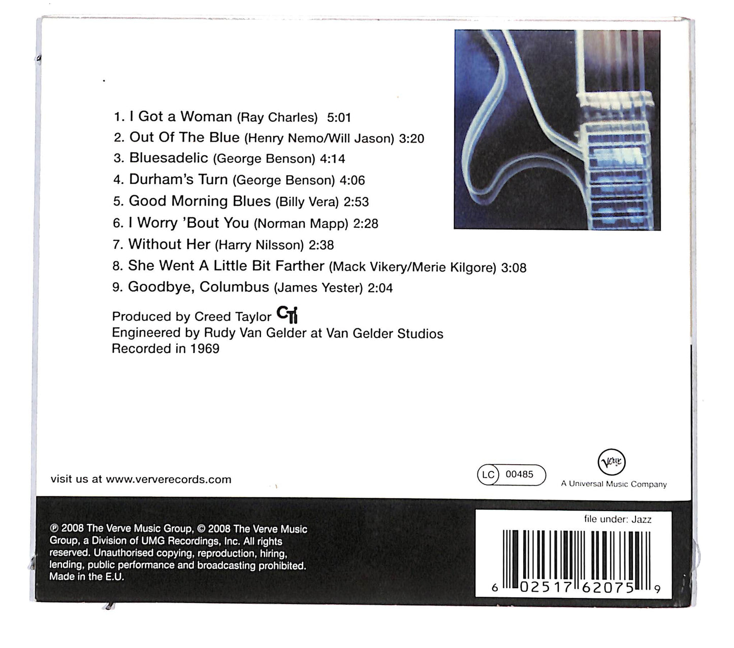 EBOND George Benson - I Got A Woman And Some Blues CD CB051639