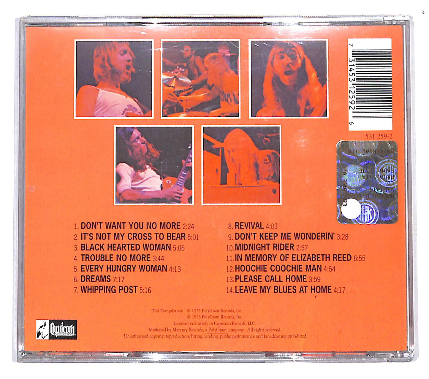EBOND The Allman Brothers Band - Beginnings CD CB053303