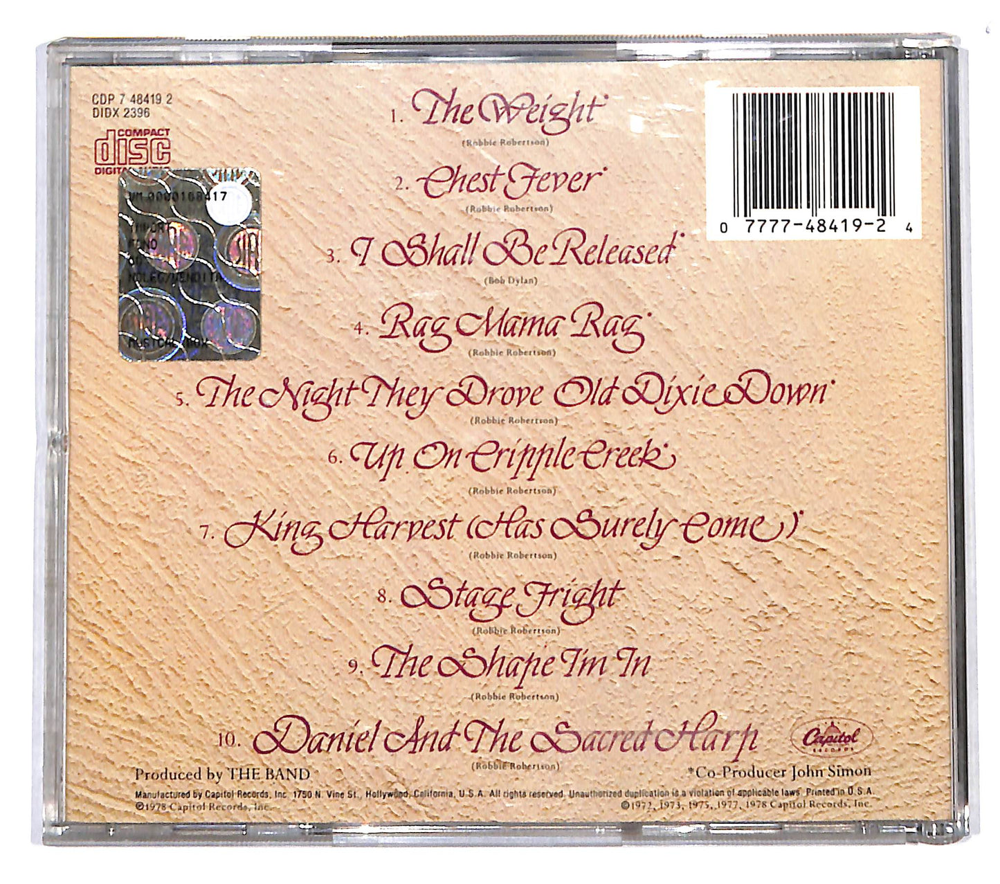 EBOND The Band - Anthology Volume I CD CB053306