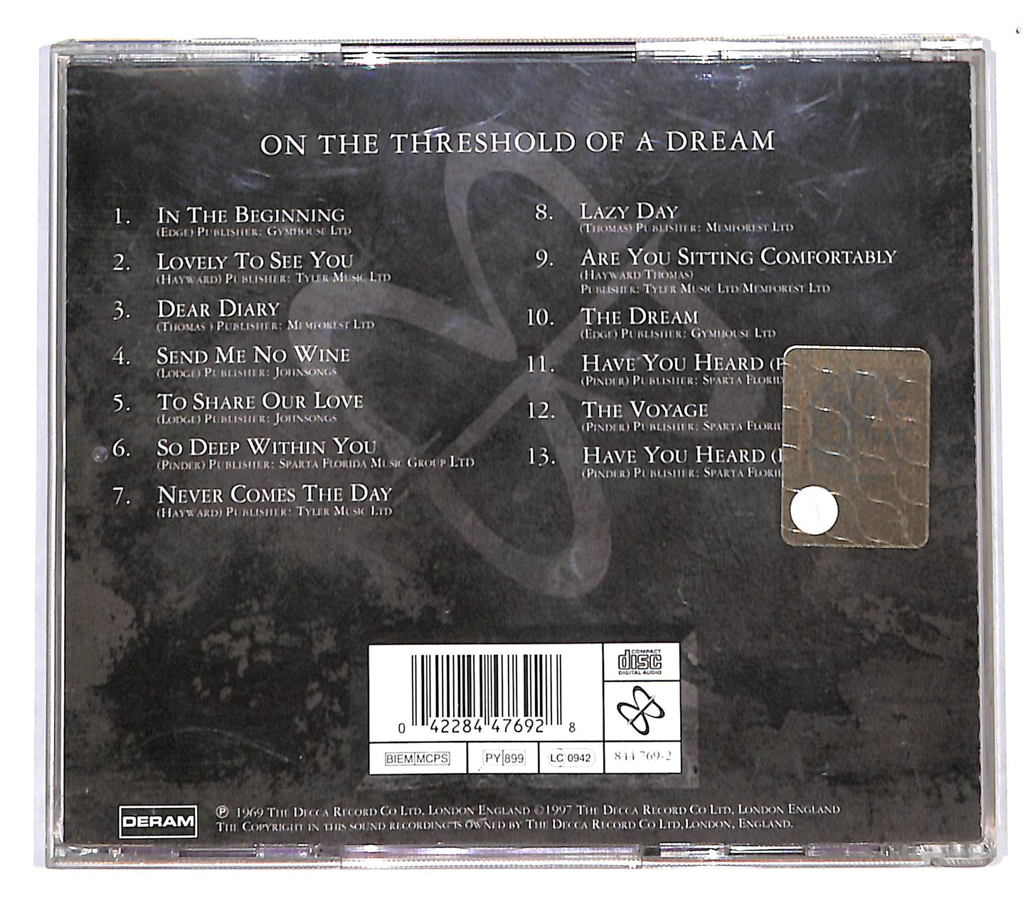 EBOND The Moody Blues - On The Threshold Of A Dream CD CB053318