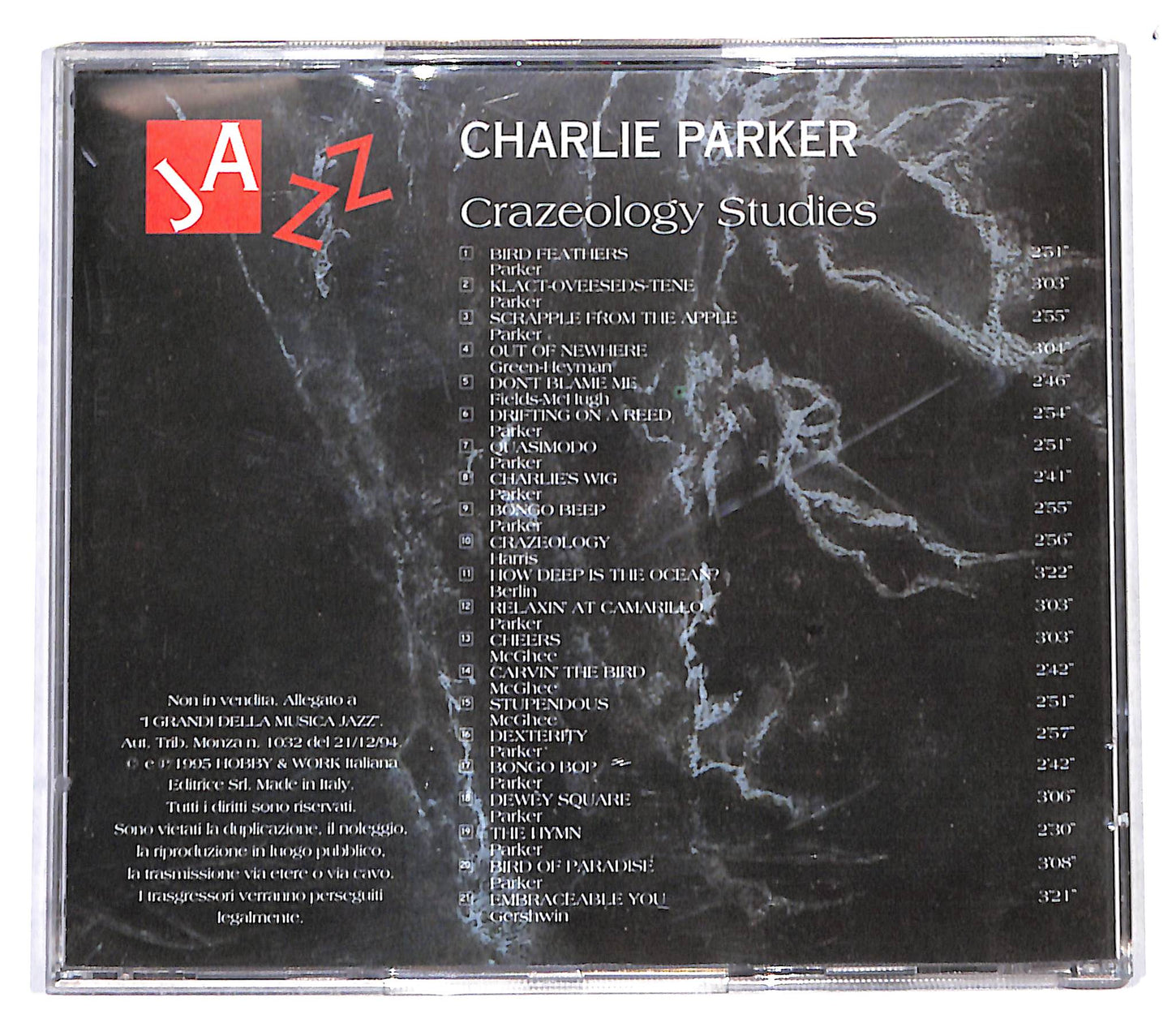 EBOND Charlie Parker - Crazeology Studies CD CB053332