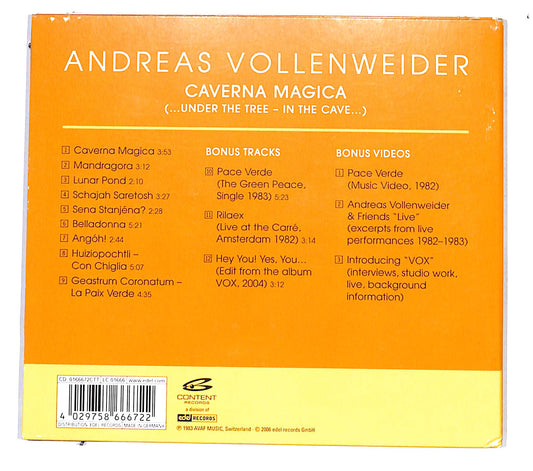 EBOND Andreas Vollenweider - Caverna Magica DIGIPACK CD CB053333