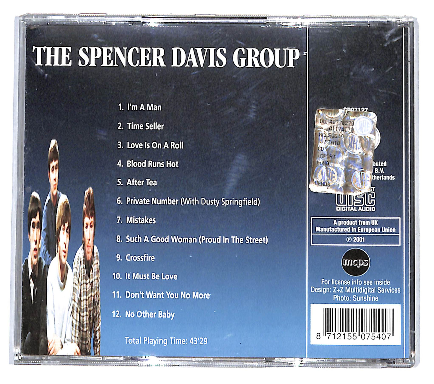 EBOND The Spencer Davis Group - The Spencer Davis Group CD CB053602