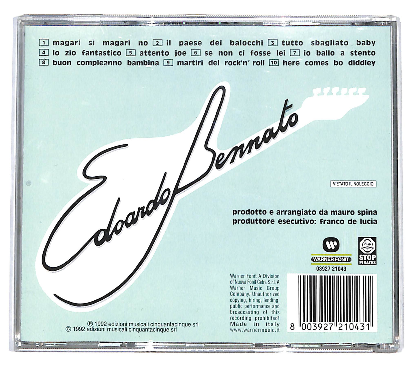 EBOND Edoardo Bennato - Il paese dei balocchi CD CB053624