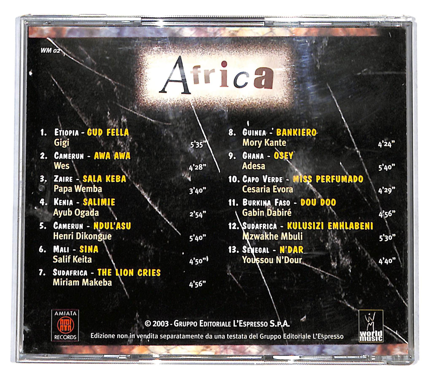 EBOND Various - Africa - world music EDITORIALE CD CB053628