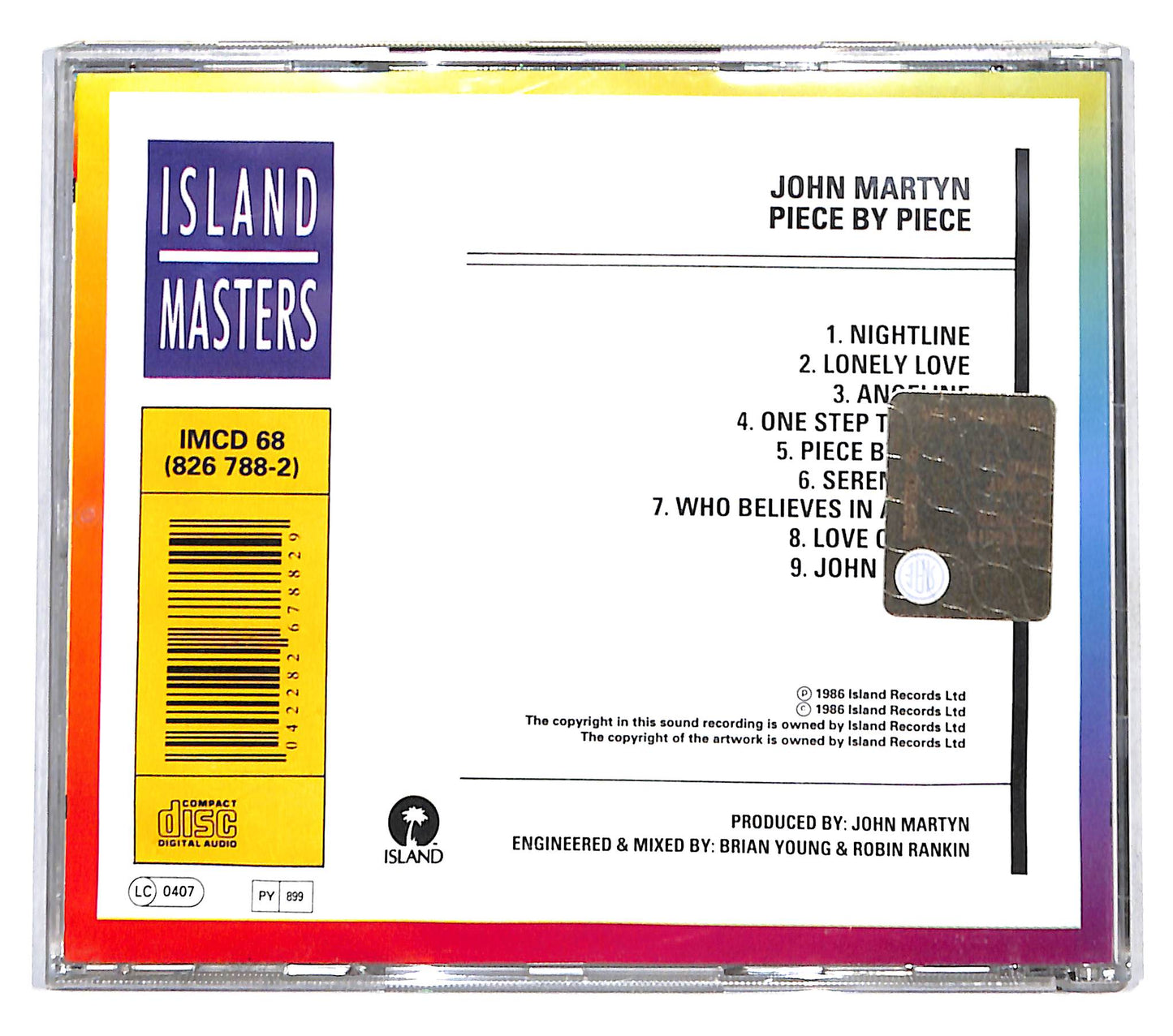 EBOND John Martyn - Piece By Piece CD CB053636