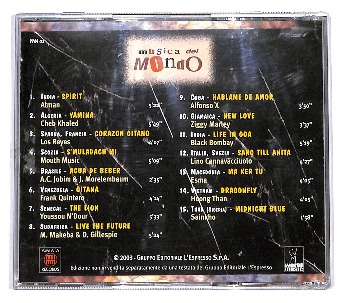 EBOND Various - Musica Del Mondo CD CB053647