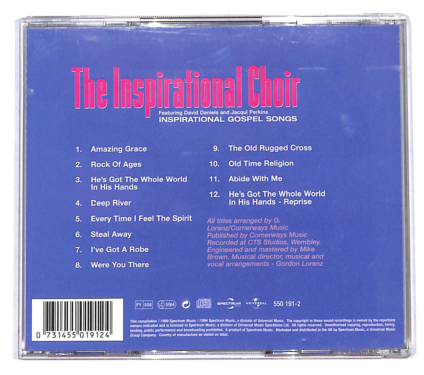 EBOND The Inspirational Choir - Inspirational Gospel Song CD CB053649