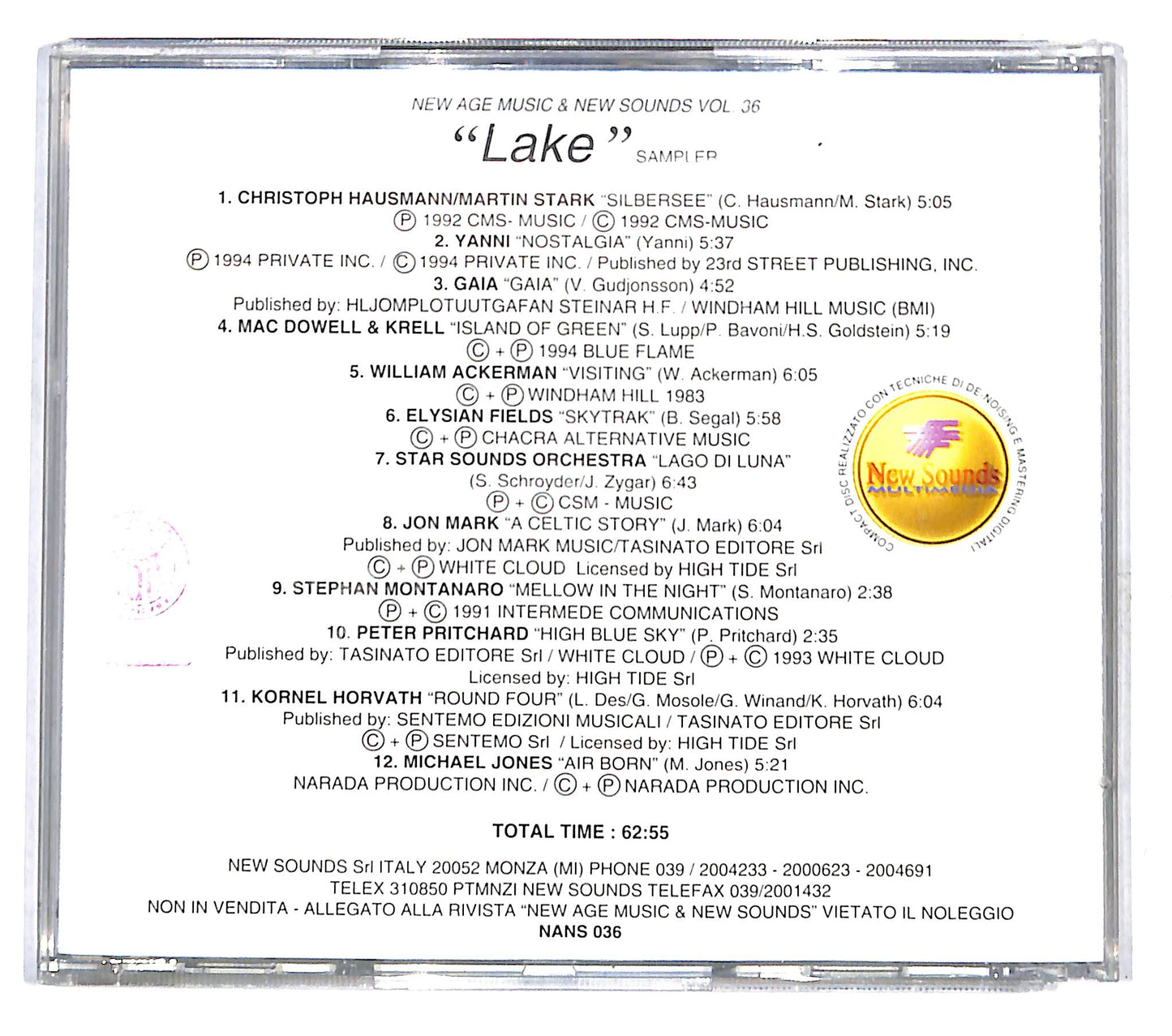 EBOND Various - Lake CD CB053801