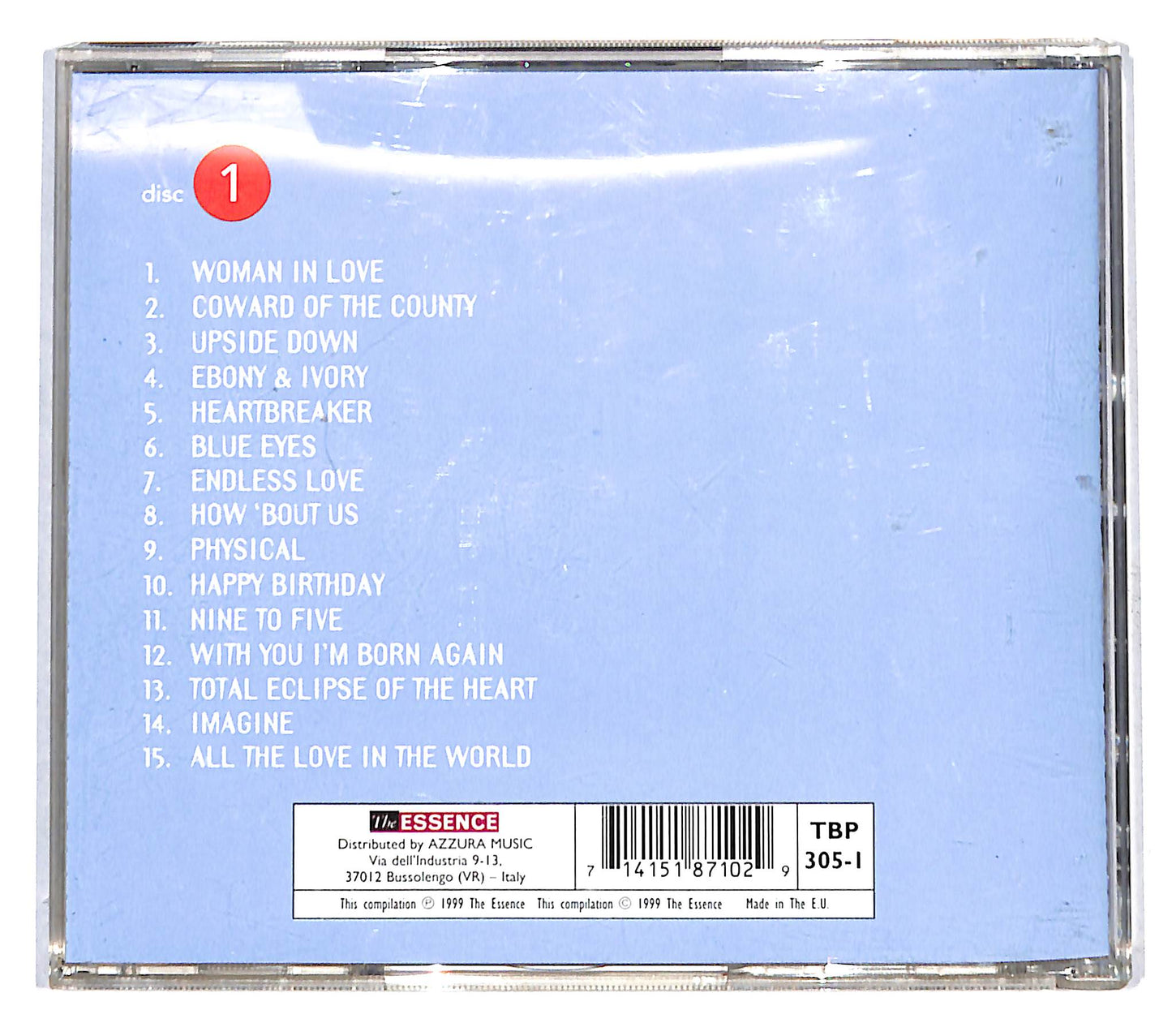 EBOND Various - Hits Of The 80's Timeless Eighties Hits disc 1 CD CB053814