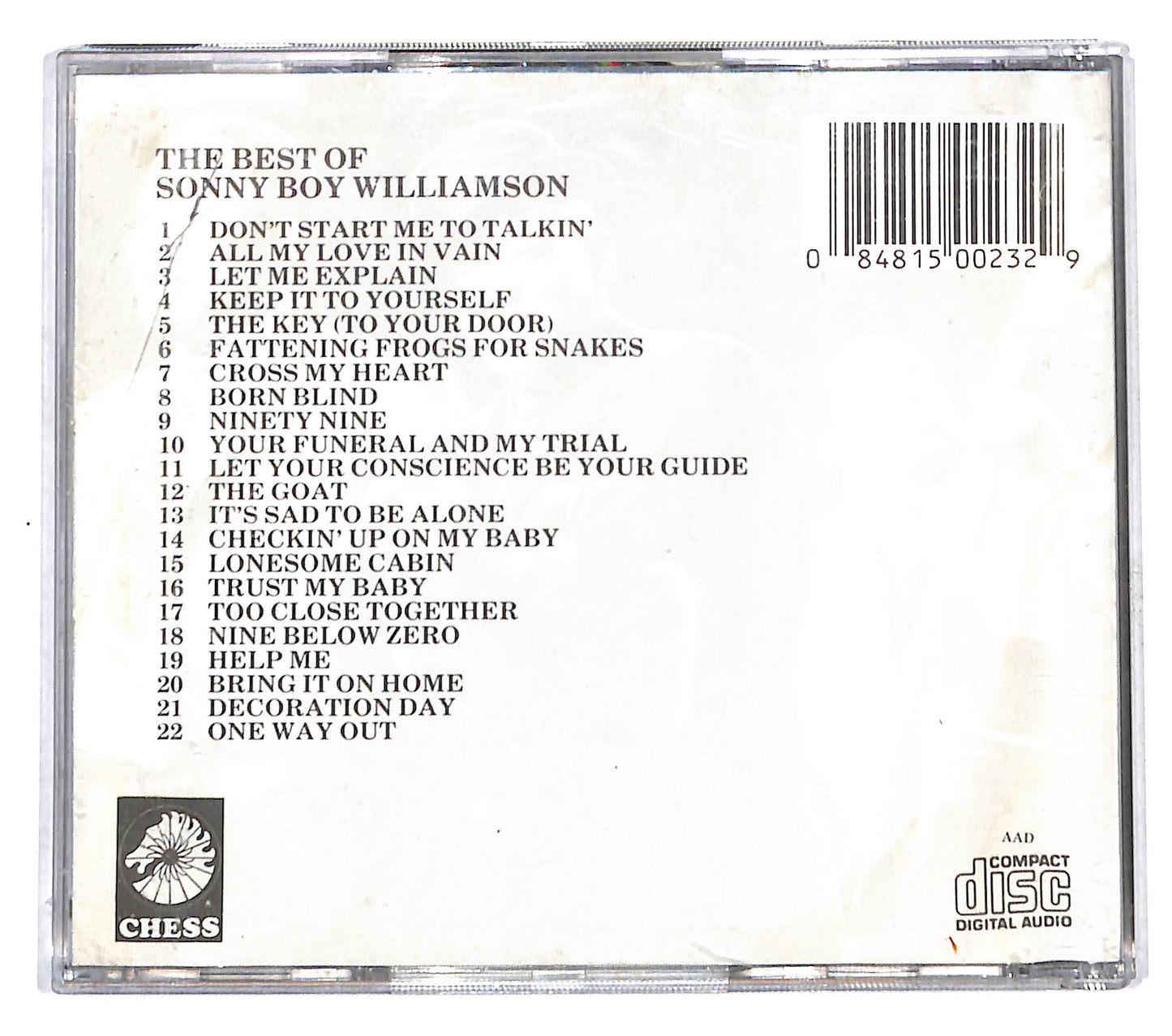 EBOND Sonny Boy Williamson - The Best Of CD CB053818