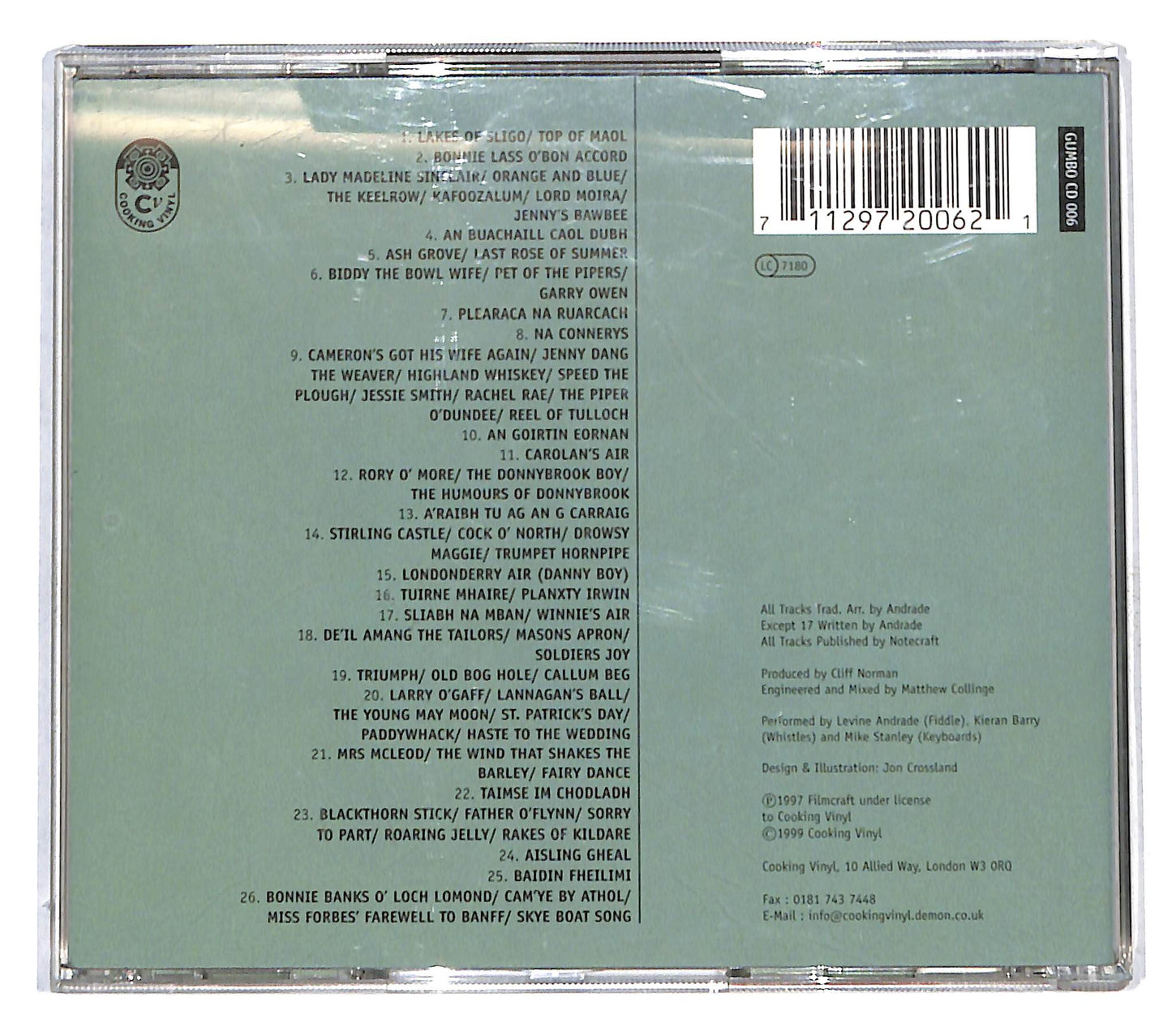 EBOND Various - Celtic Fiddle CD CB053836