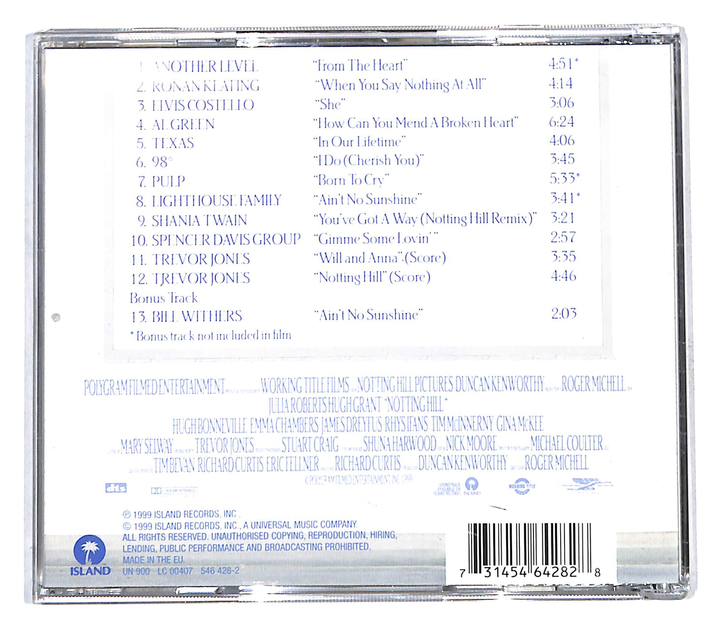 EBOND Various - Notting Hill CD CB053842