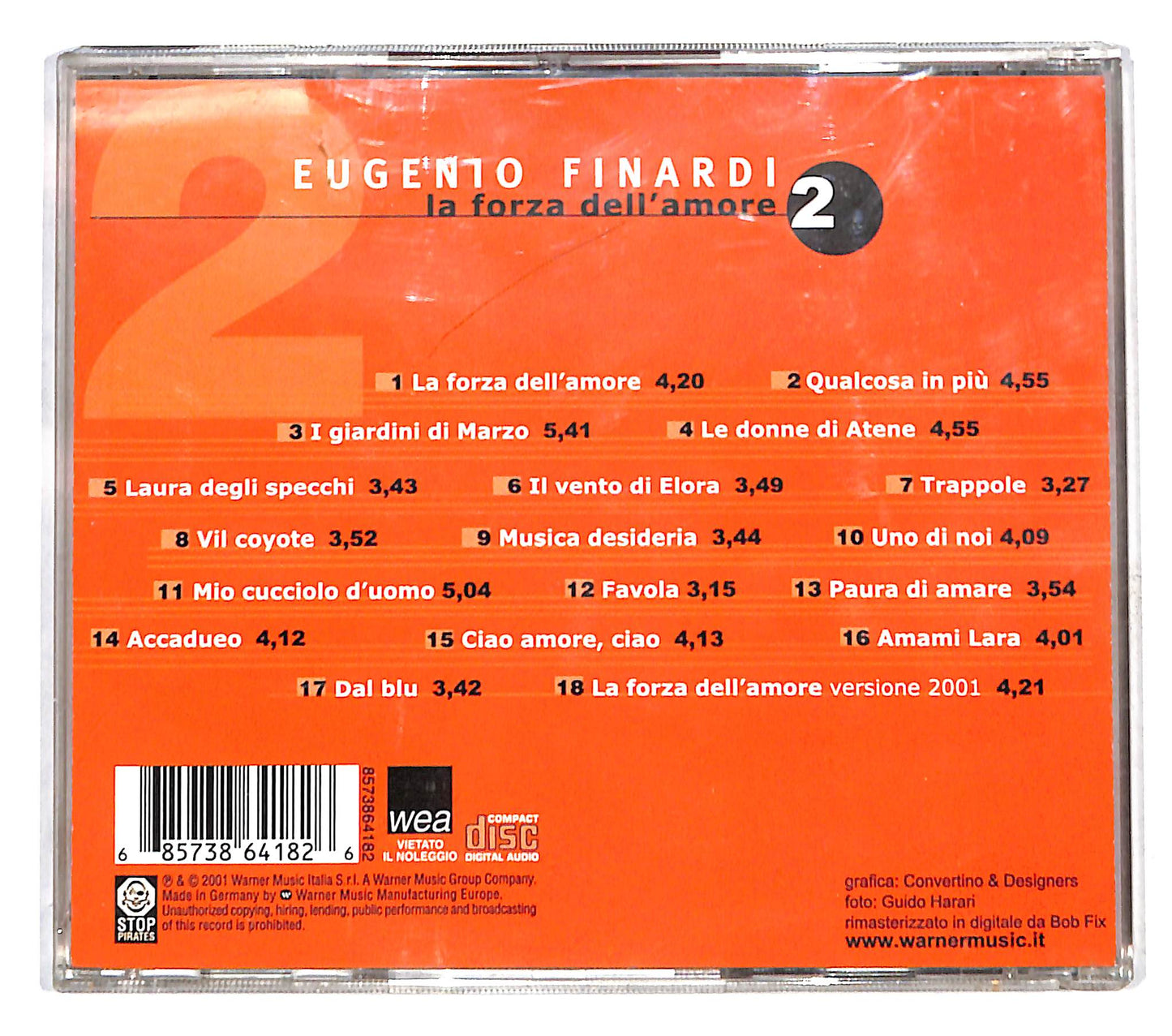 EBOND Eugenio Finardi - La Forza Dell'Amore 2 CD CB053847