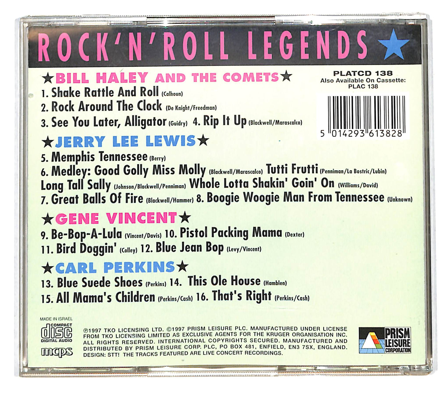EBOND Various - Rock 'N' Roll Legends - The Best Of Bill Haley CD CB053860
