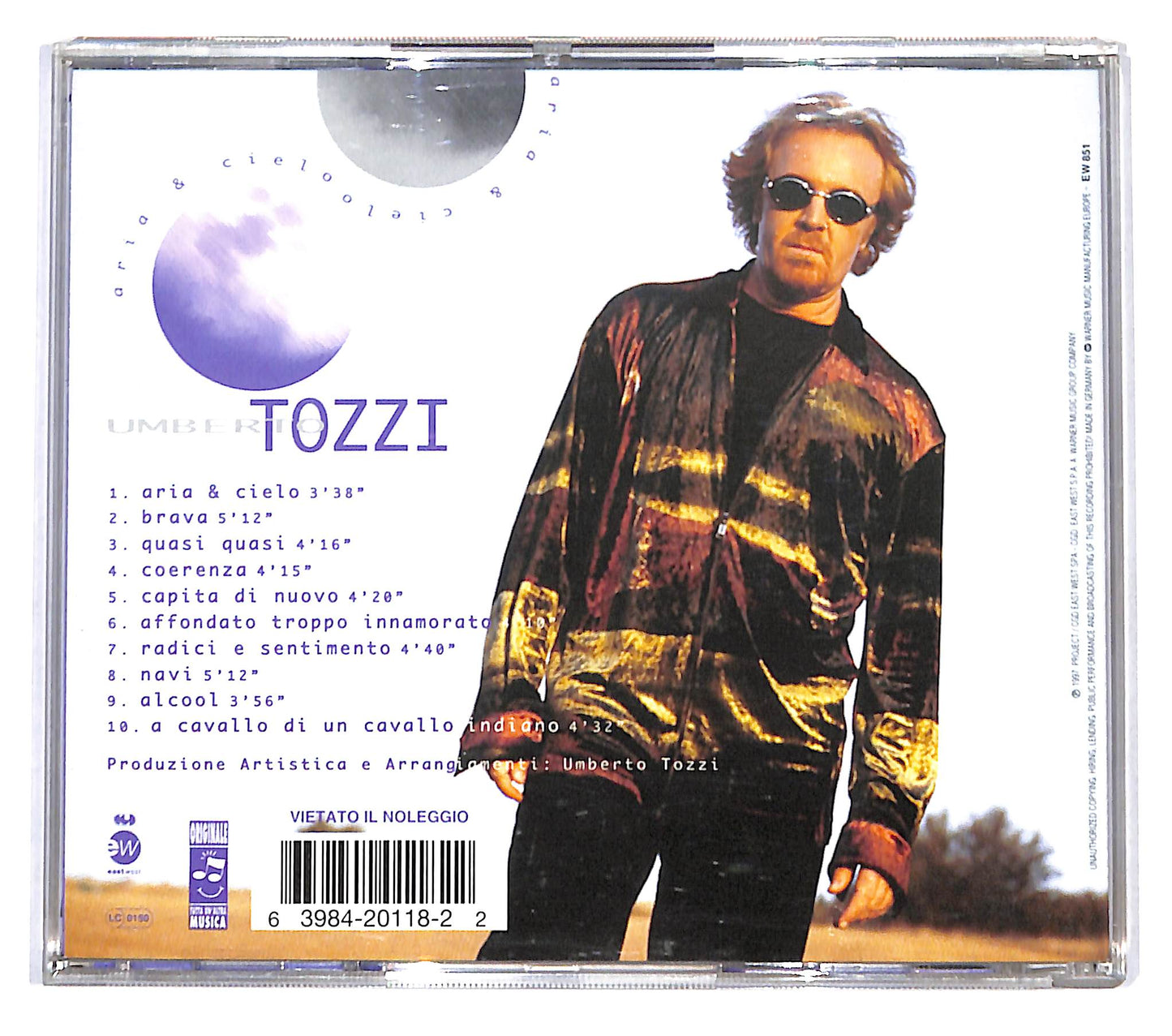EBOND Umberto Tozzi - Aria & Cielo CD CB054012