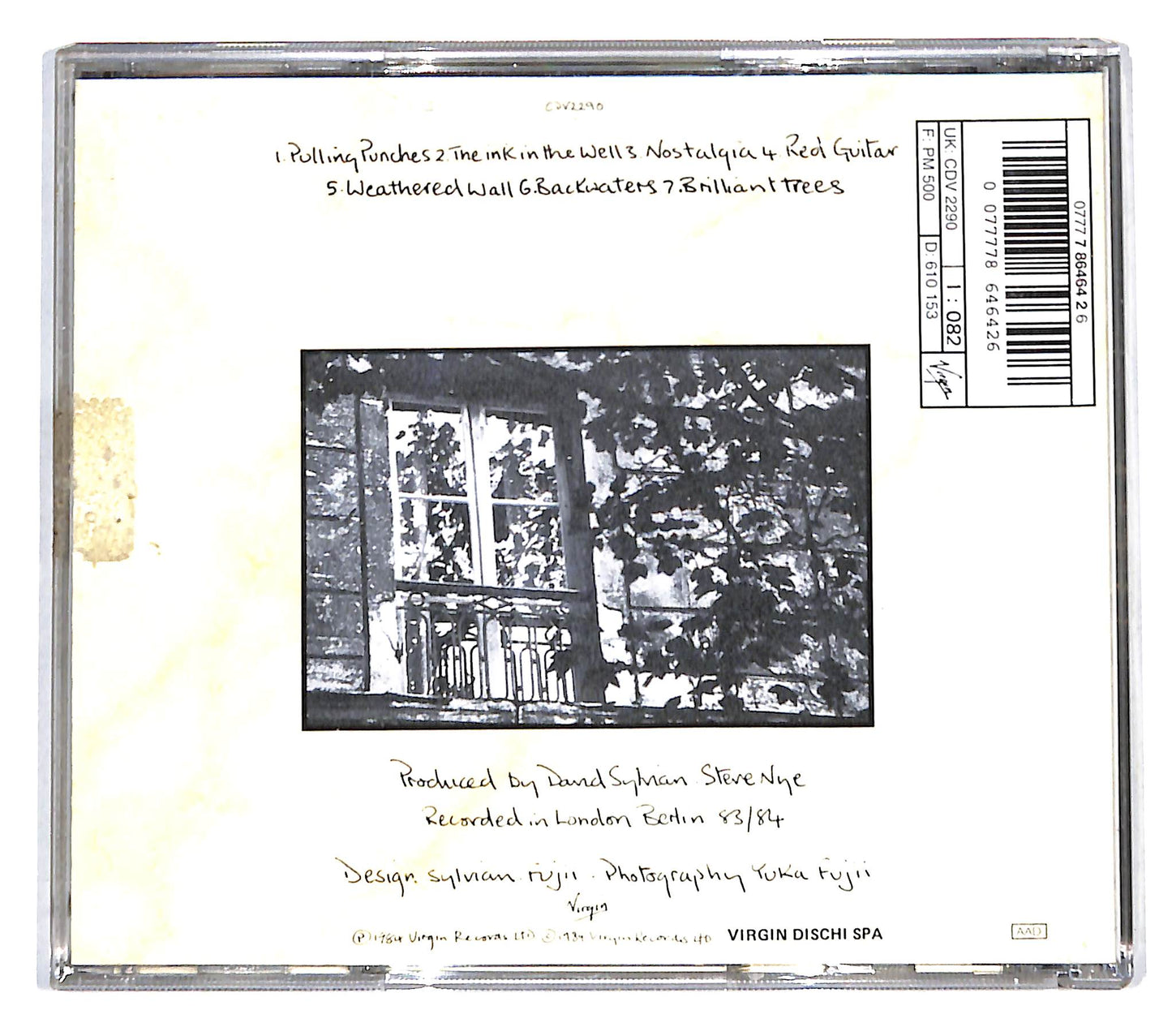 EBOND David Sylvian - Brilliant Trees CD CB054028