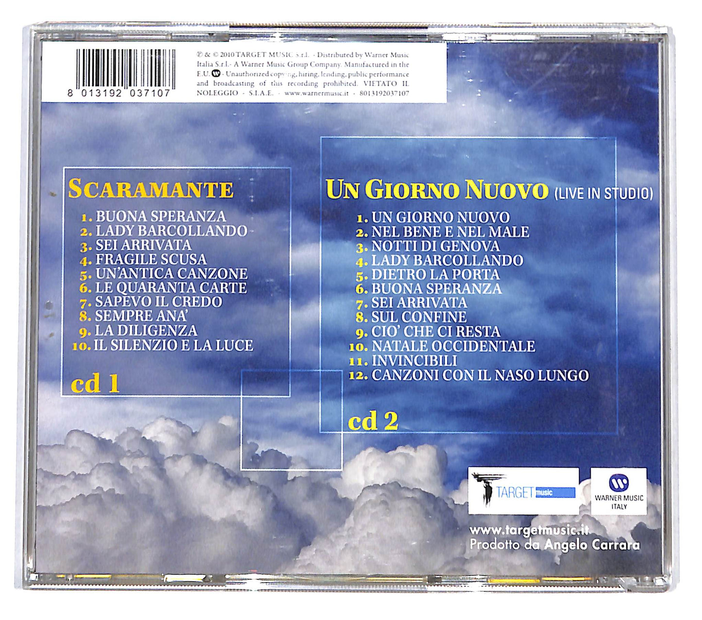 EBOND Cristiano De Andre - Scaramante - Un Giorno Nuovo CD CB054033