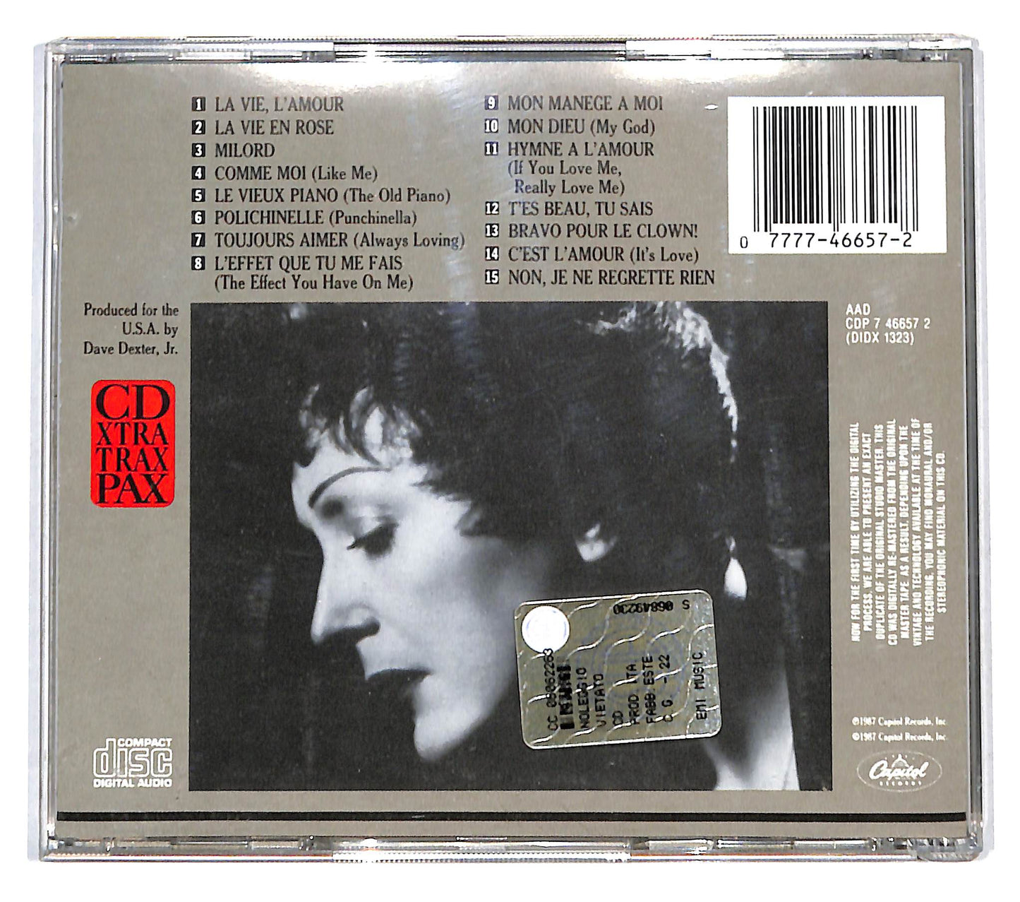 EBOND Edith Piaf - The Very Best Of Edith Piaf CD CB054042
