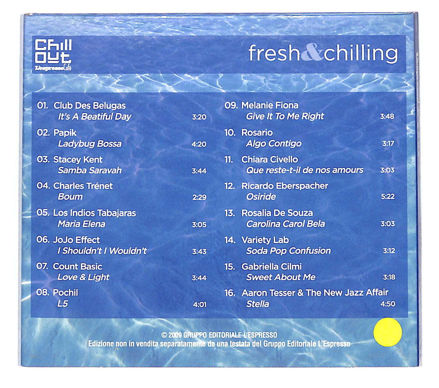 EBOND Various - Fresh & Chilling EDITORIALE CD CB054048