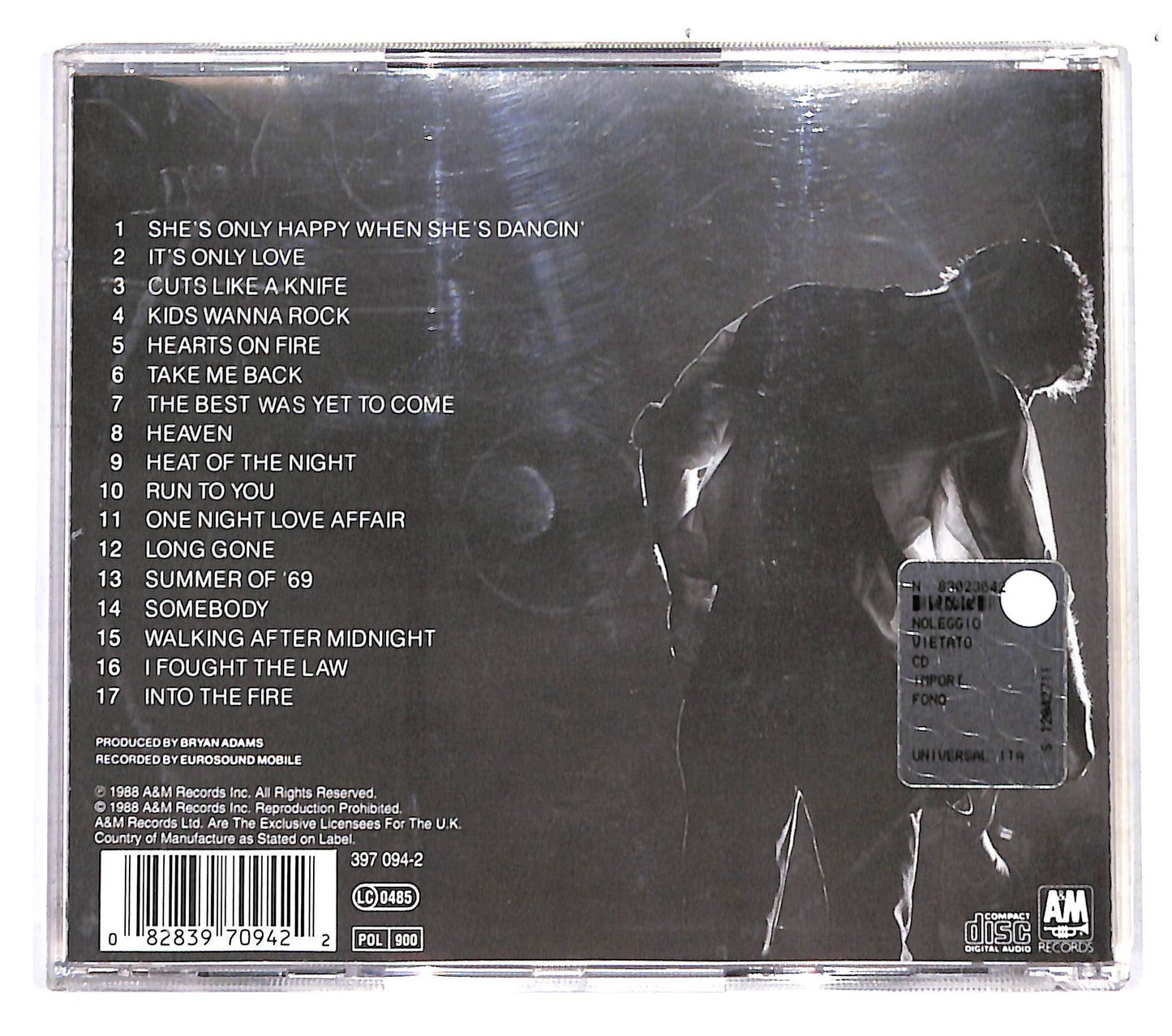 EBOND Bryan Adams - Live Live Live CD CB054625