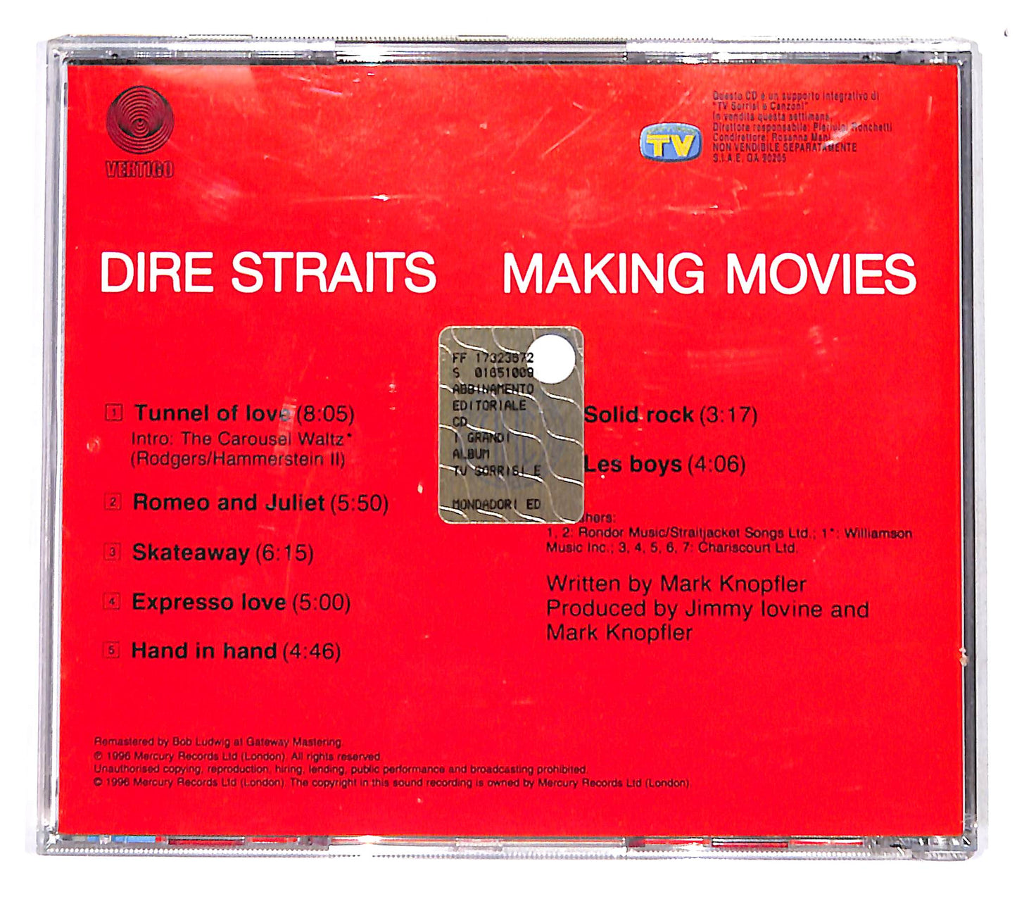 EBOND Dire Straits - Making Movies EDITORIALE CD CB054632