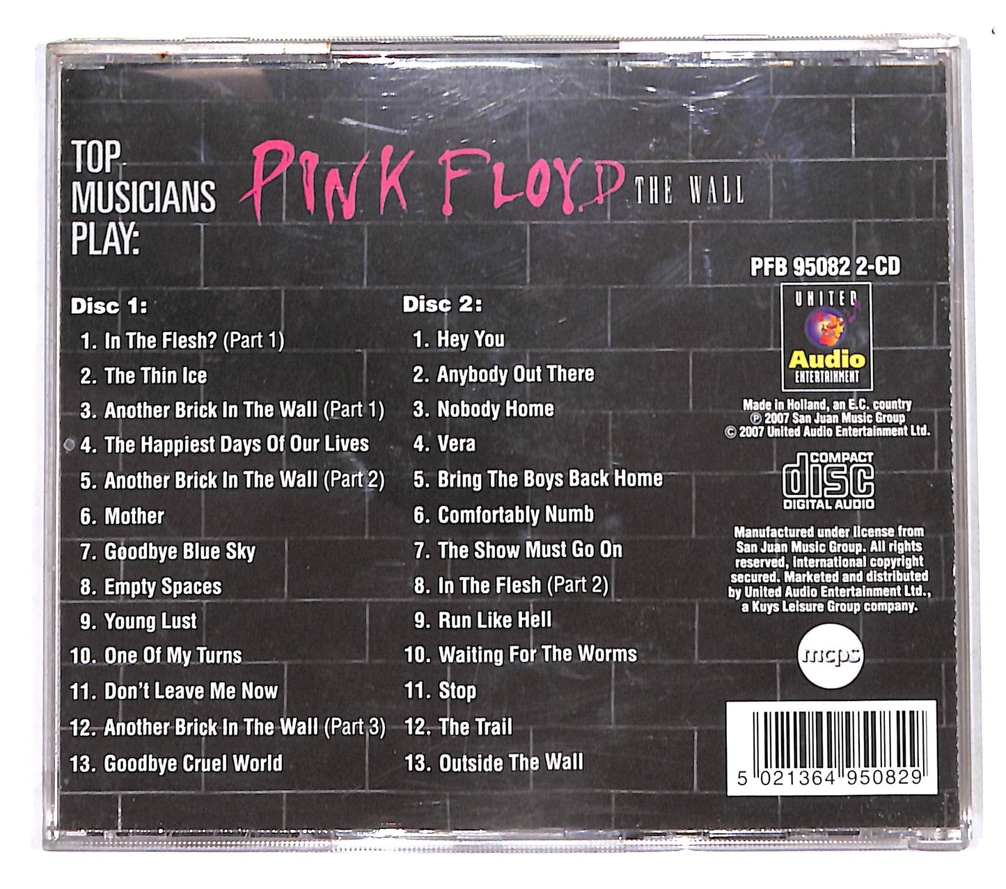 EBOND Various - Top Musicians Play: Pink Floyd - The Wall CD CB054639