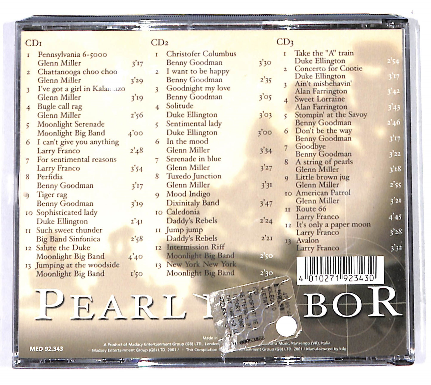 EBOND Pearl Harbor - Big Bands At War CD CB054650