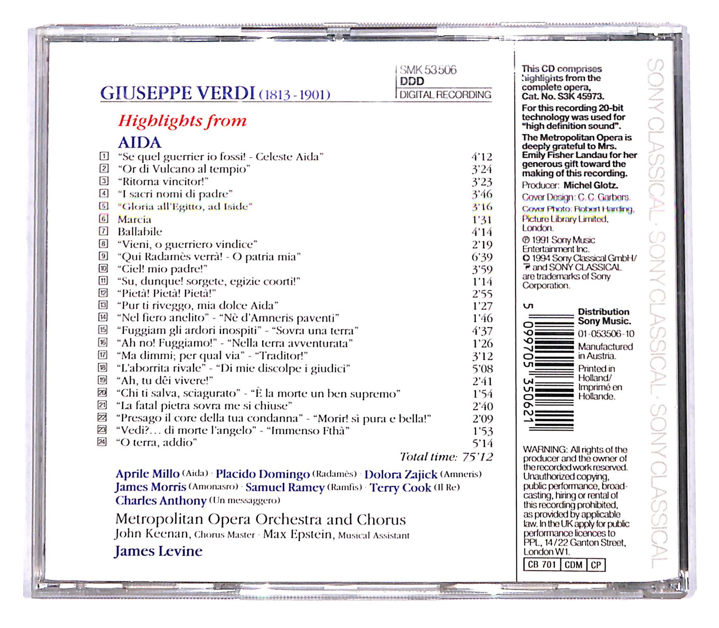 EBOND Giuseppe Verdis - Aida Highlights CD CB054811