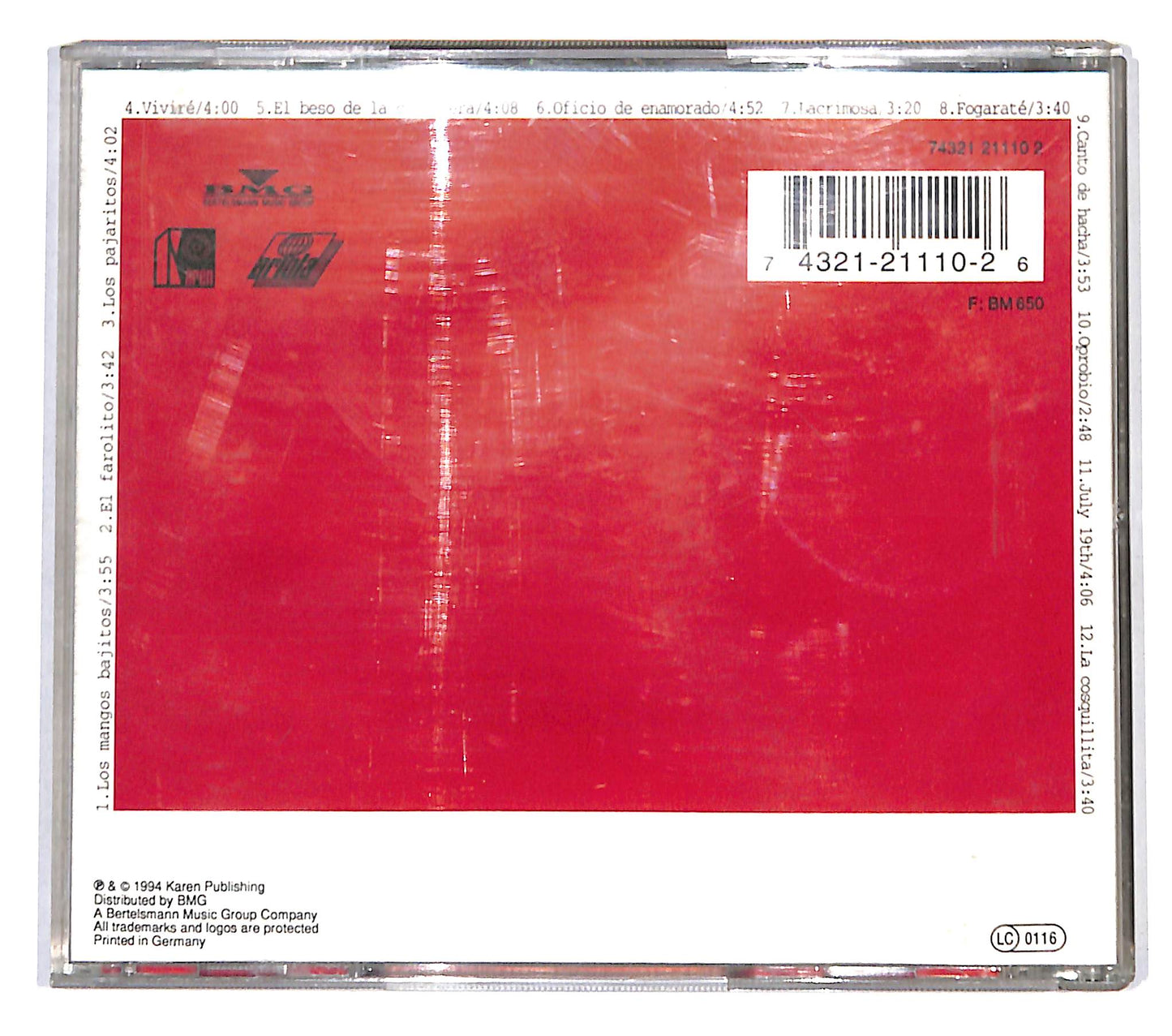 EBOND Juan Luis Guerra 4 40 - Fogarate! CD CB055331