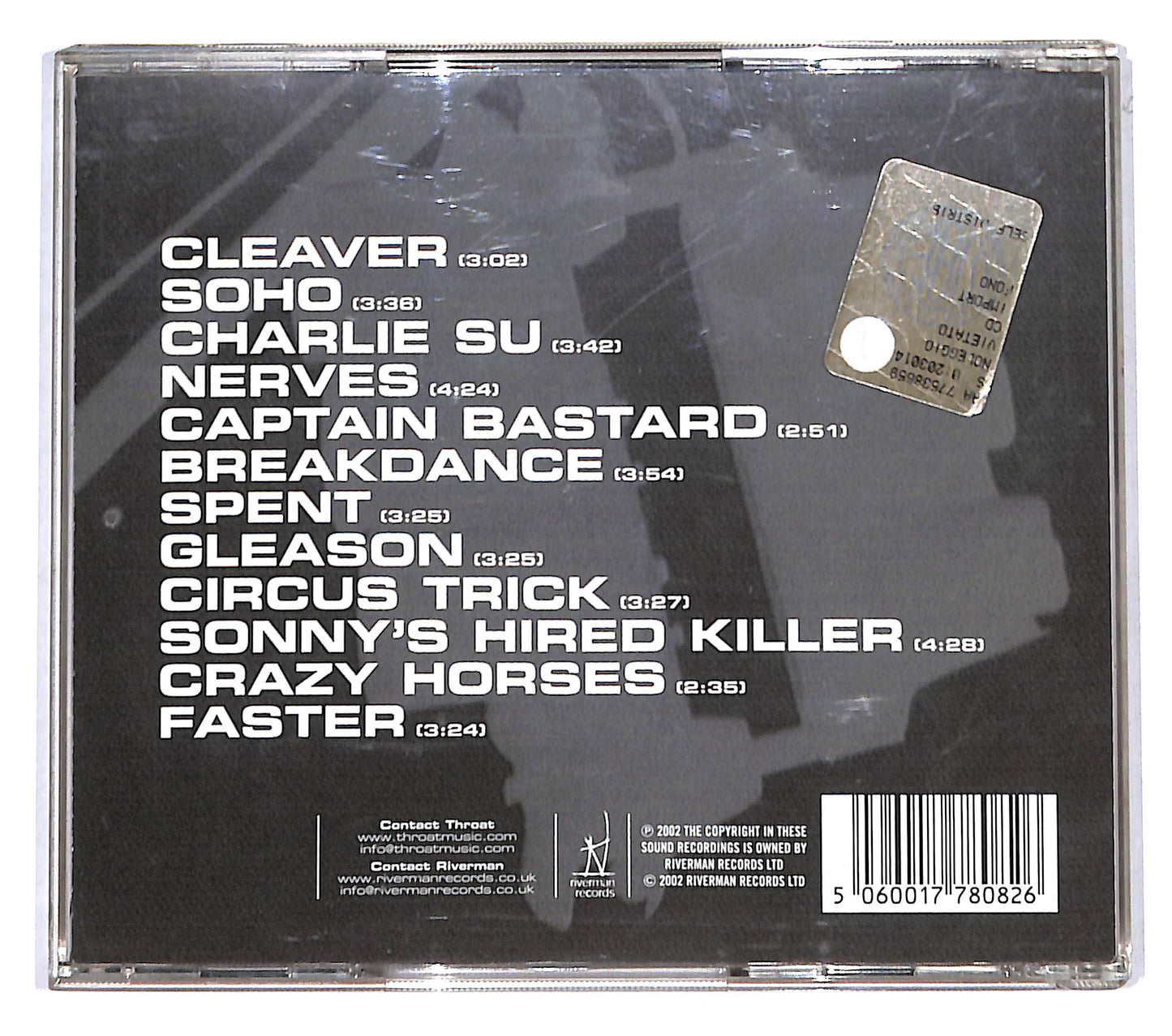 EBOND Throat - Knievel Is Evil CD CB055347