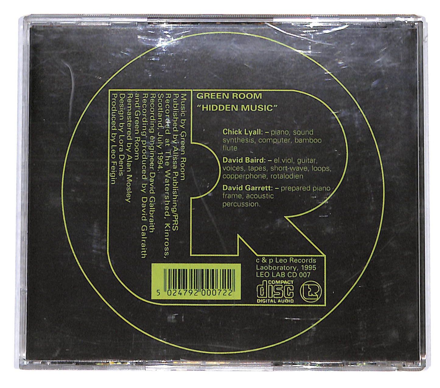 EBOND Green Room - Hidden Music CD CB055348