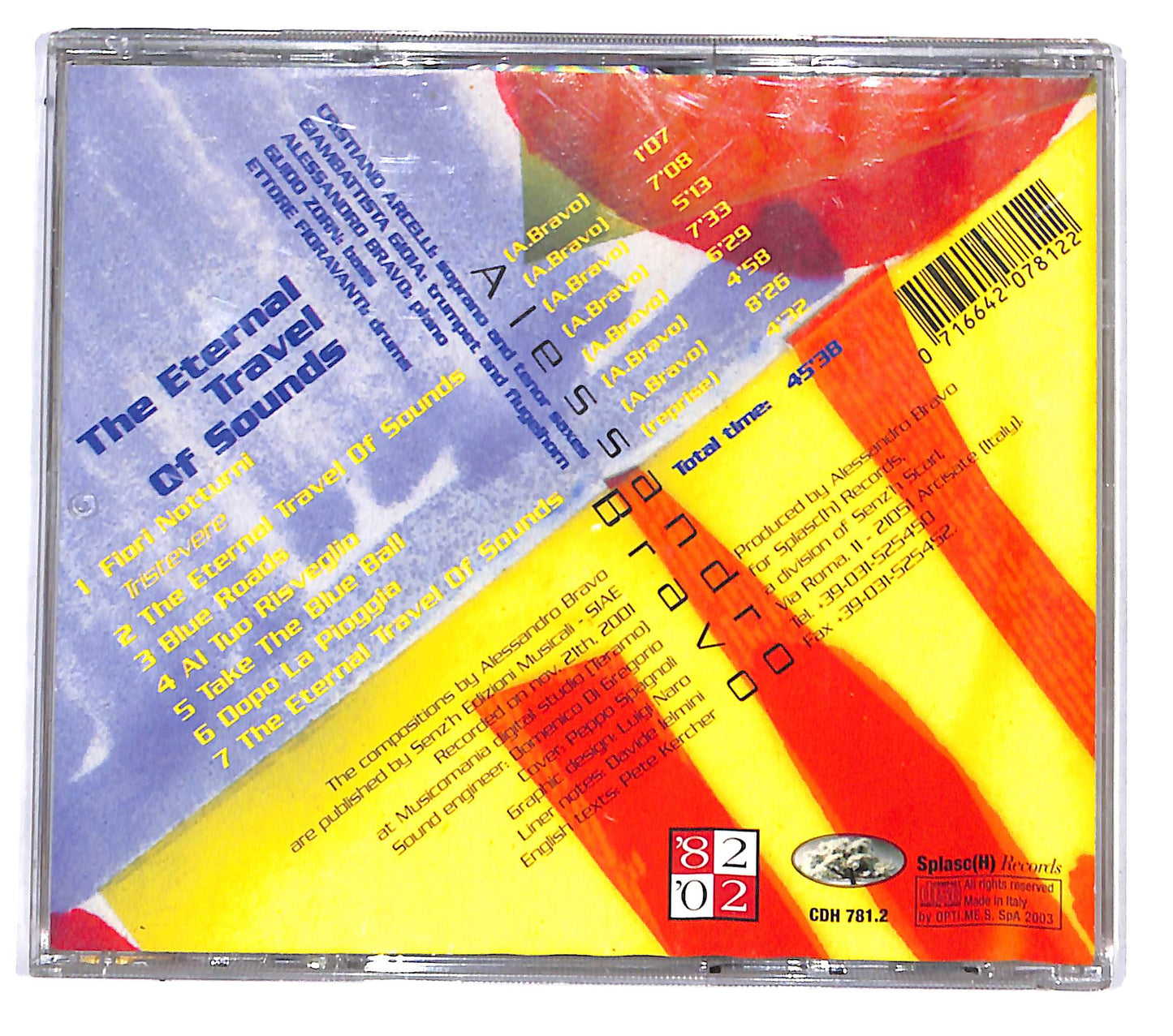 EBOND Alessandro Bravo - The Eternal Travel Of Sounds CD CB055352