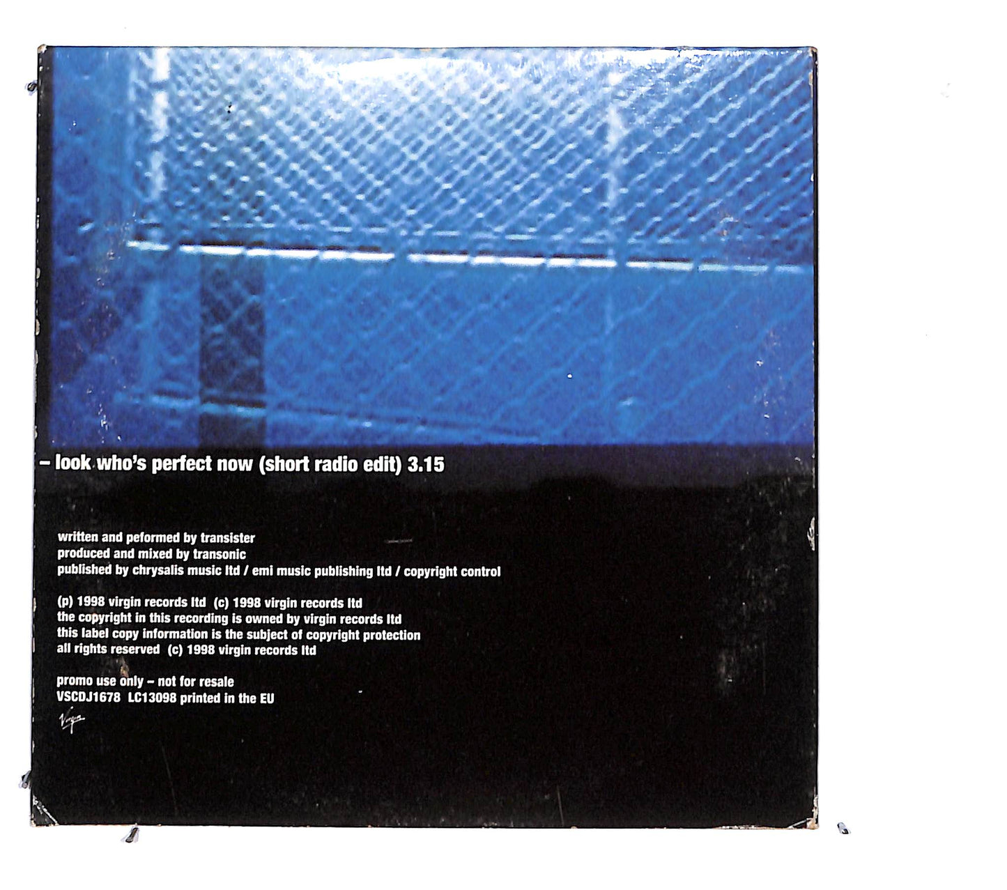 EBOND Transister - Look Who's Perfect Now CD CB055353