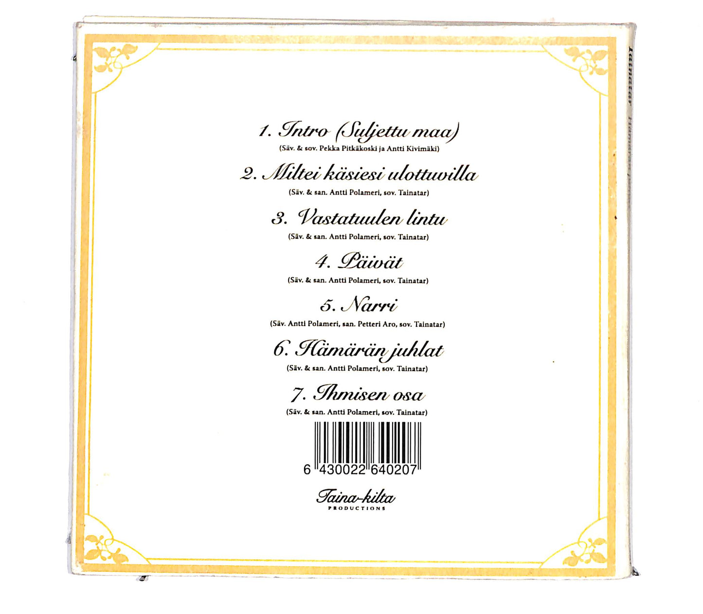 EBOND Tainatar - Hamaran Juhlat CD CB057933