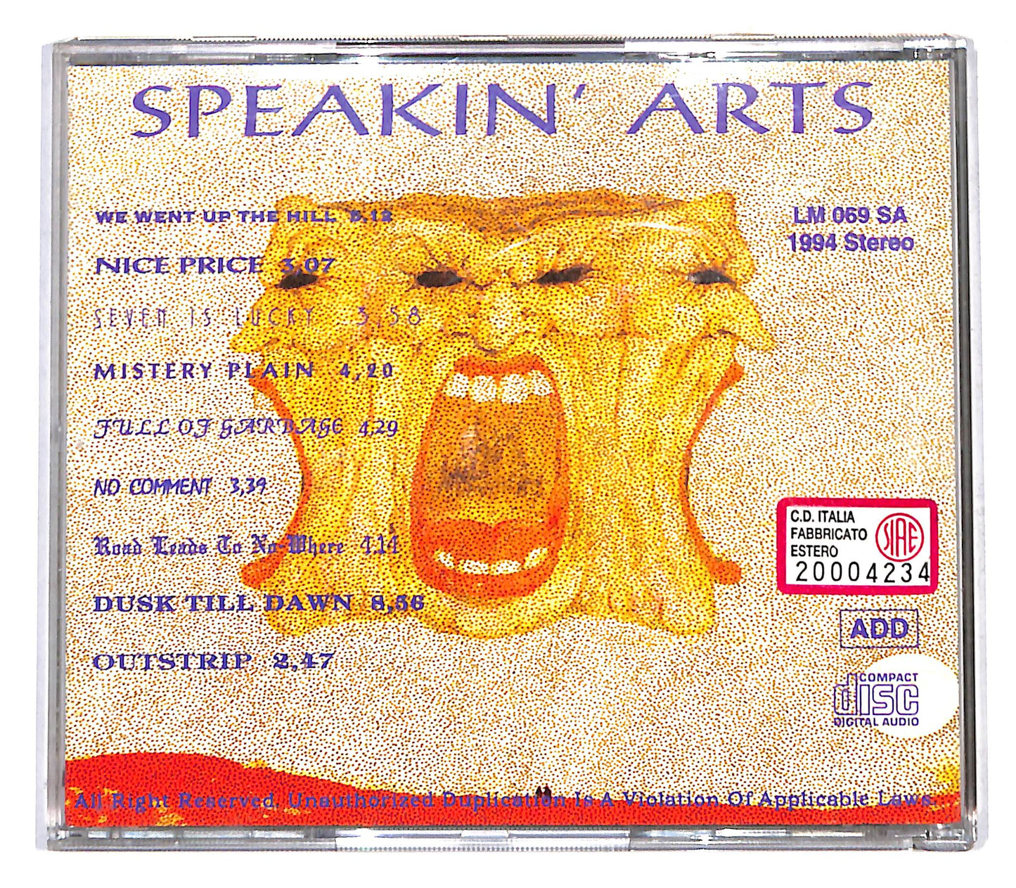 EBOND Speakin' Arts - Speakin' Arts CD CB057945
