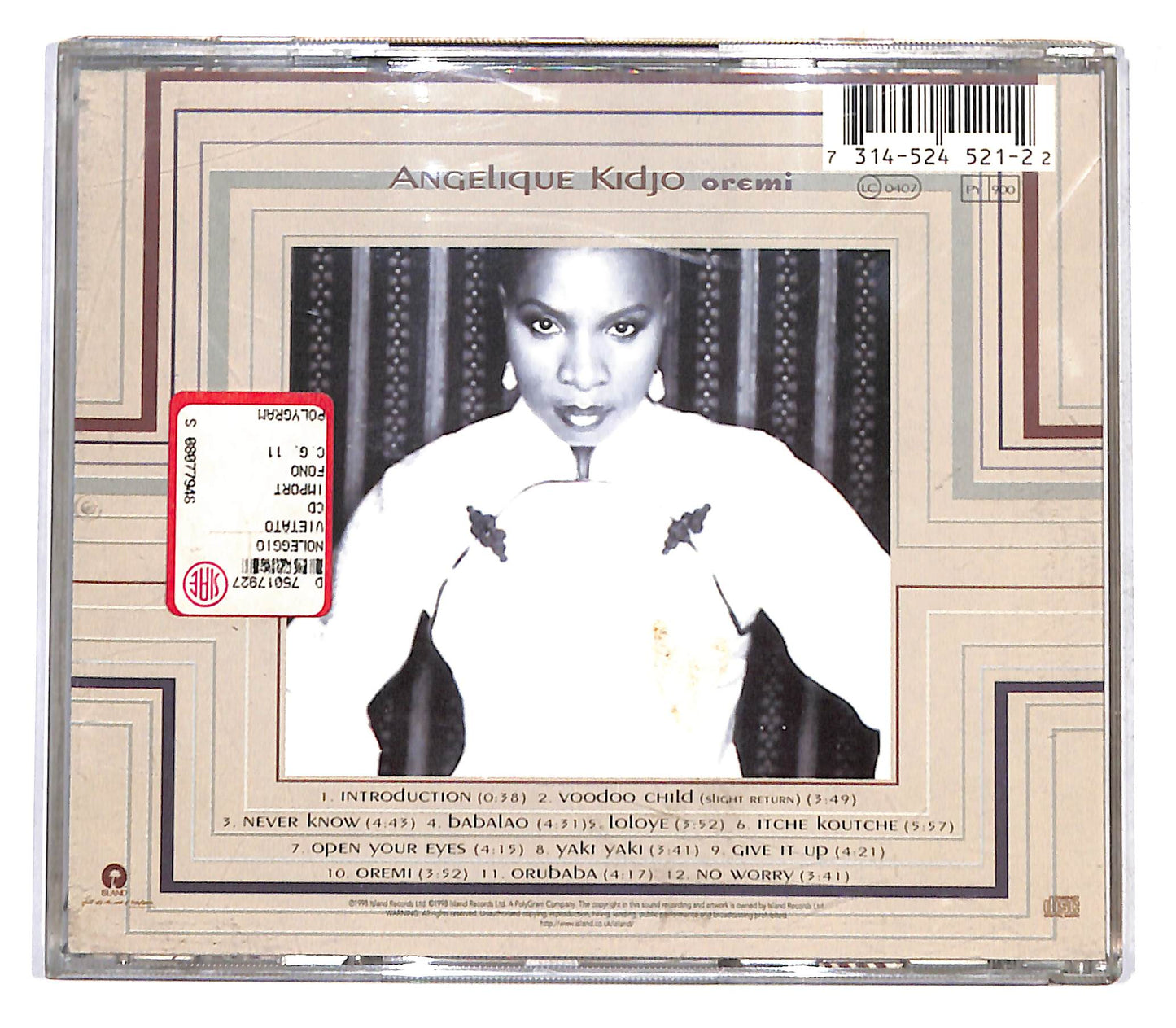 EBOND Angelique Kidjo - Oremi CD CB057955