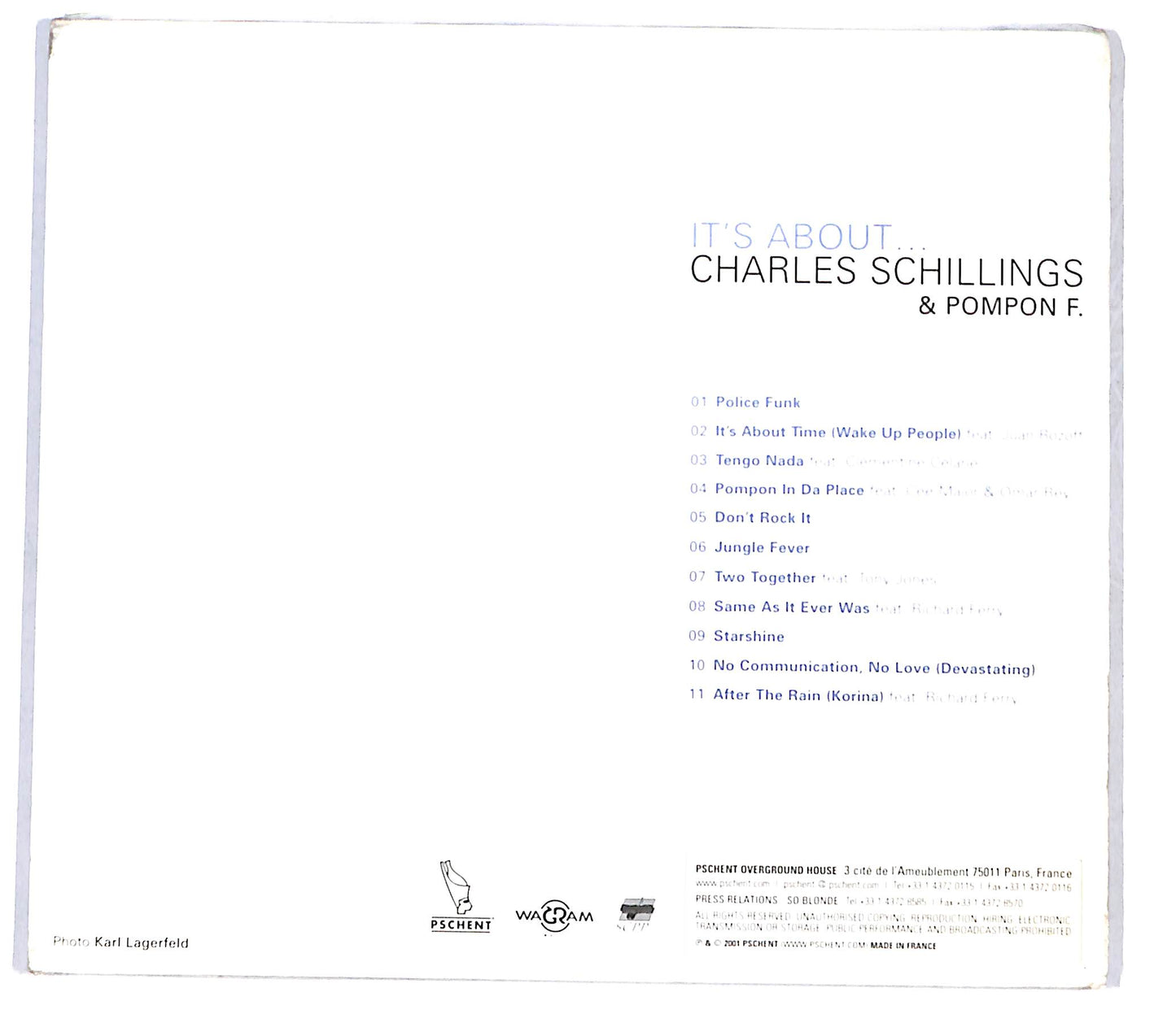 EBOND Charles Schillings & Pompon F. - It's About... CD CB058307