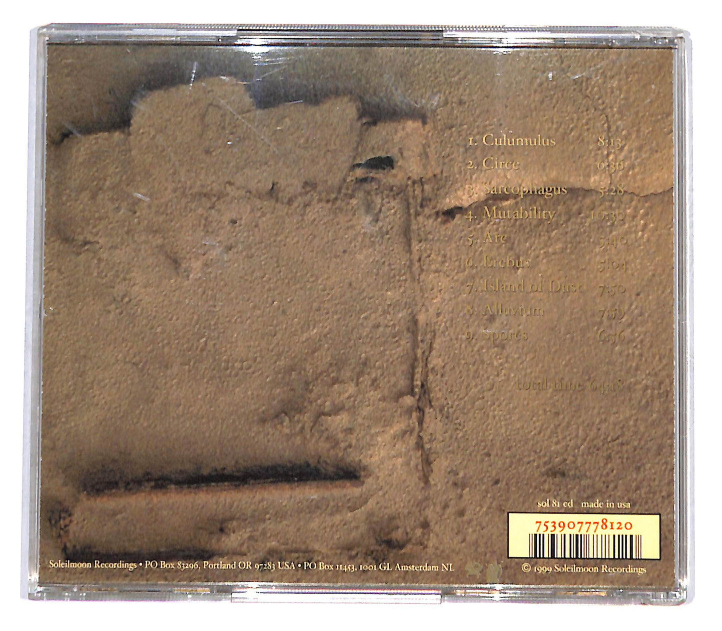 EBOND Nick Parkin - Island Of Dust CD CB058318