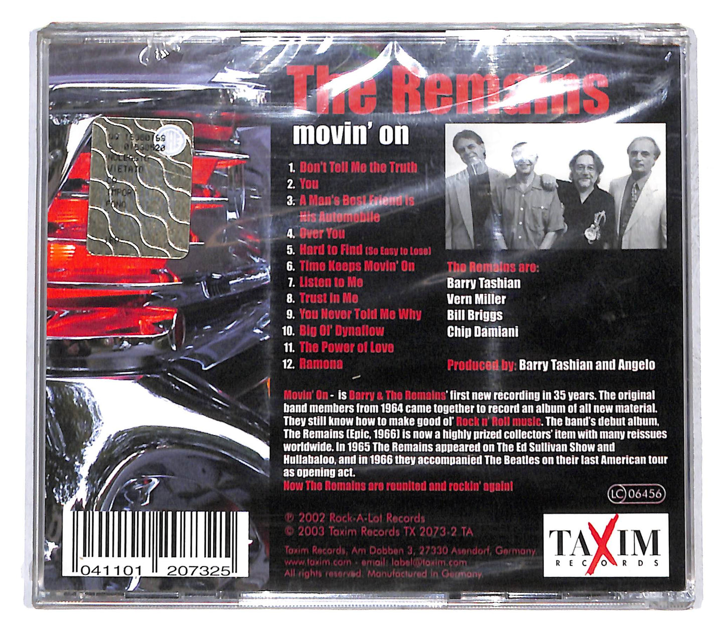EBOND The Remains - Movin' On CD CB058342