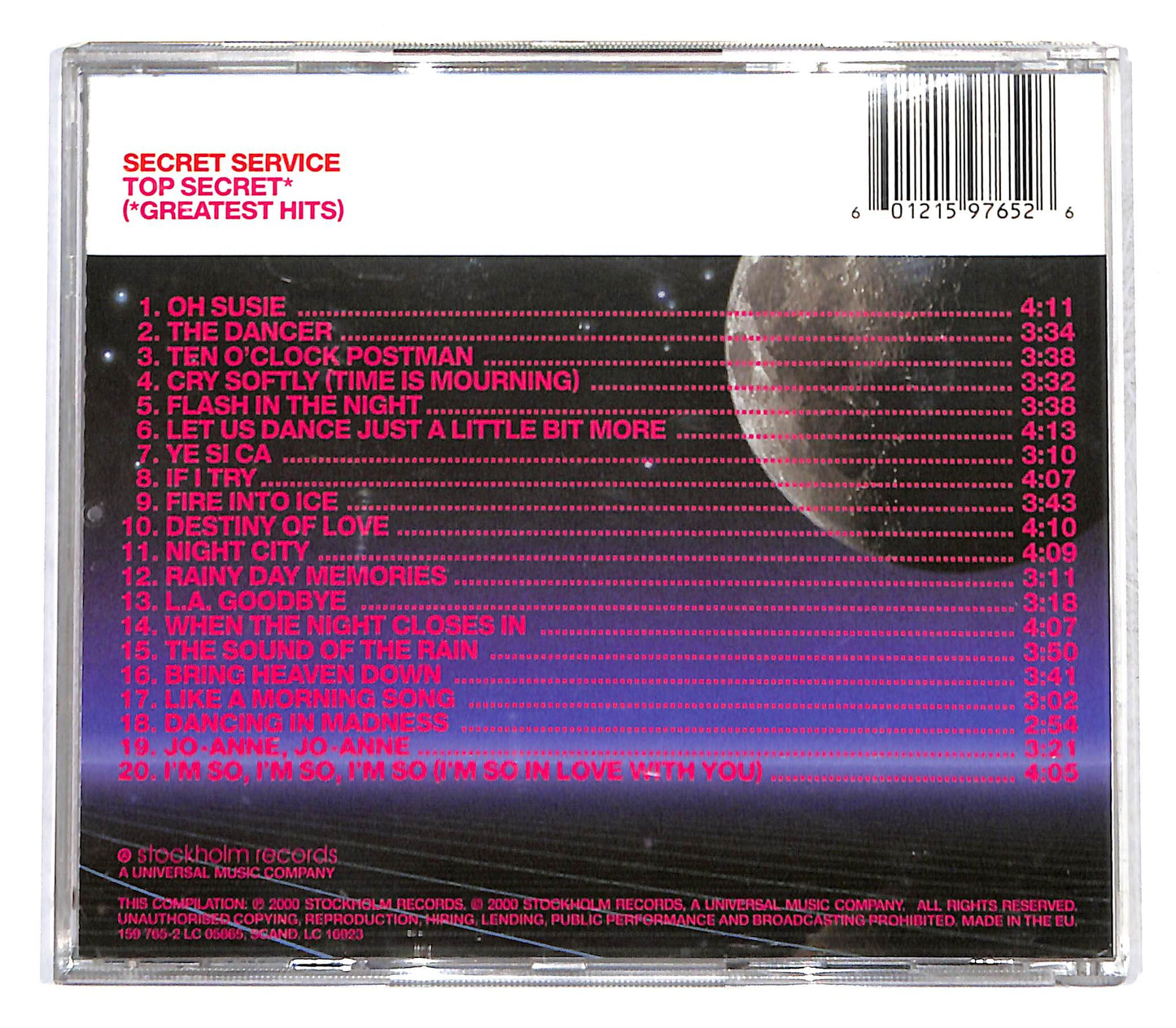 EBOND Secret Service - Top Secret (Greatest Hits) CD CB058355