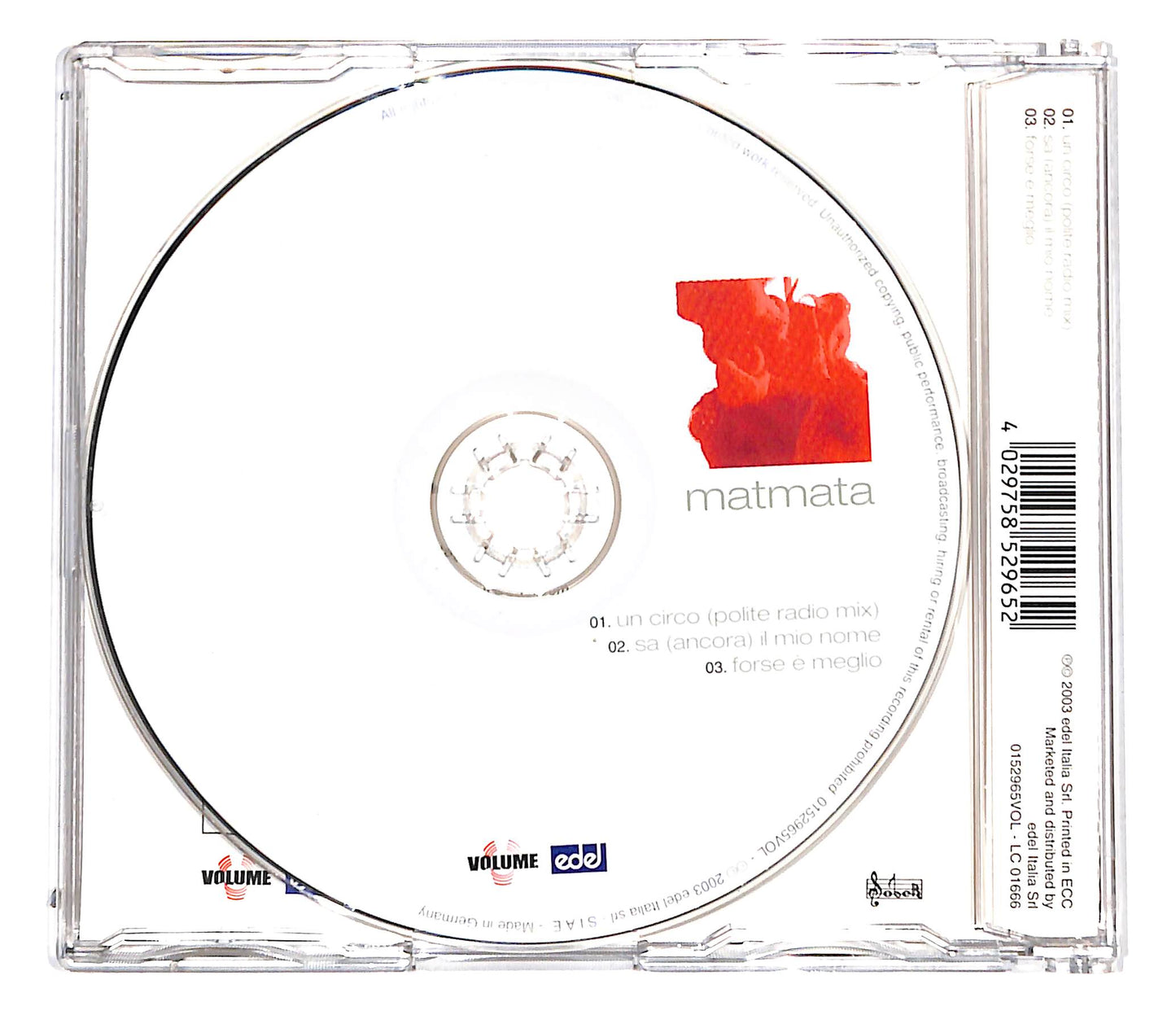 EBOND Matmata - Un Circo CD CB058507